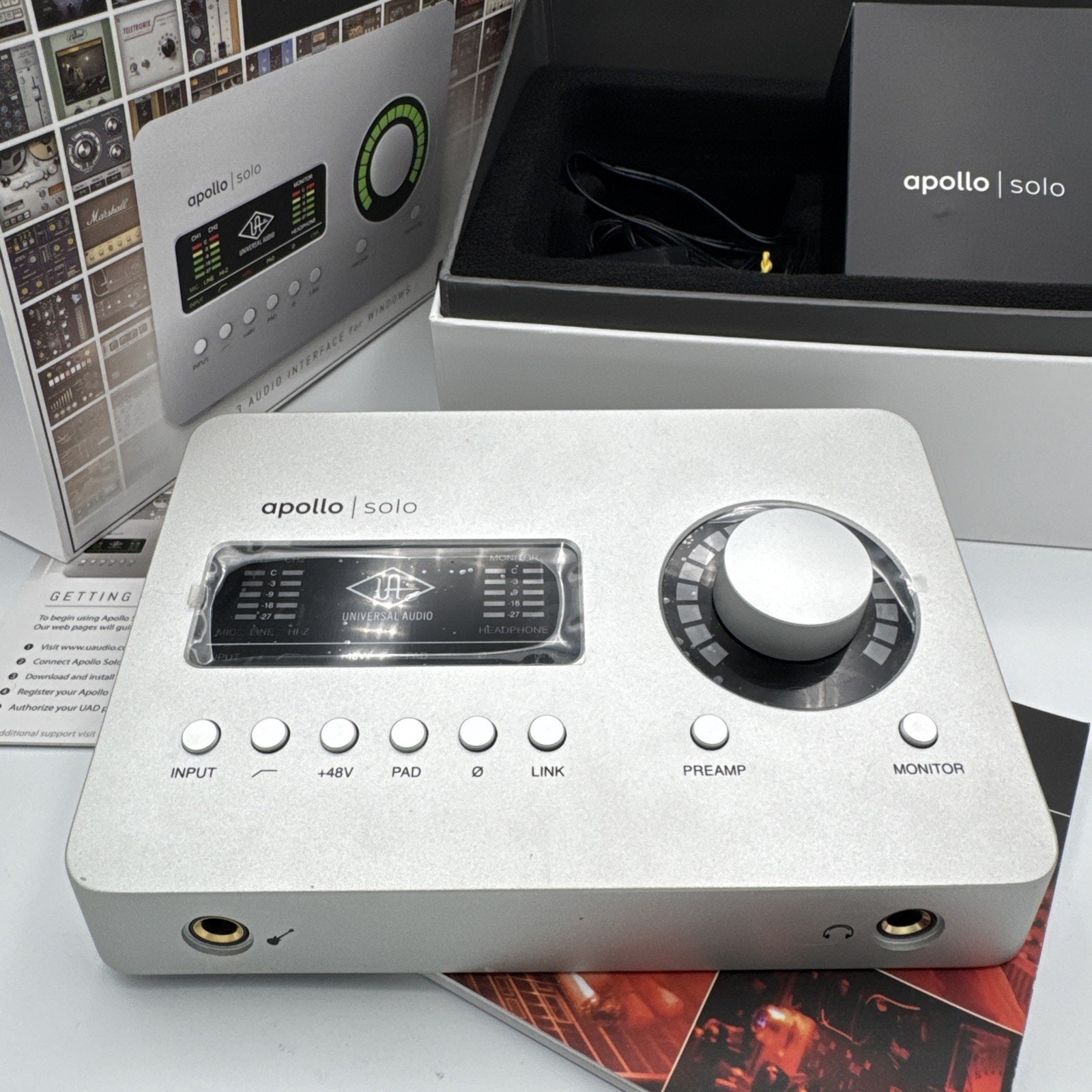 Apollo Solo Universal Audio USB Heritage Edition Interface FOR WINDOWS PC