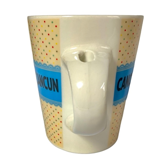 CANCUN COATIMUNDI MUG Ceramic Mexico Ringtail Coati Raccoon Coffee Cup