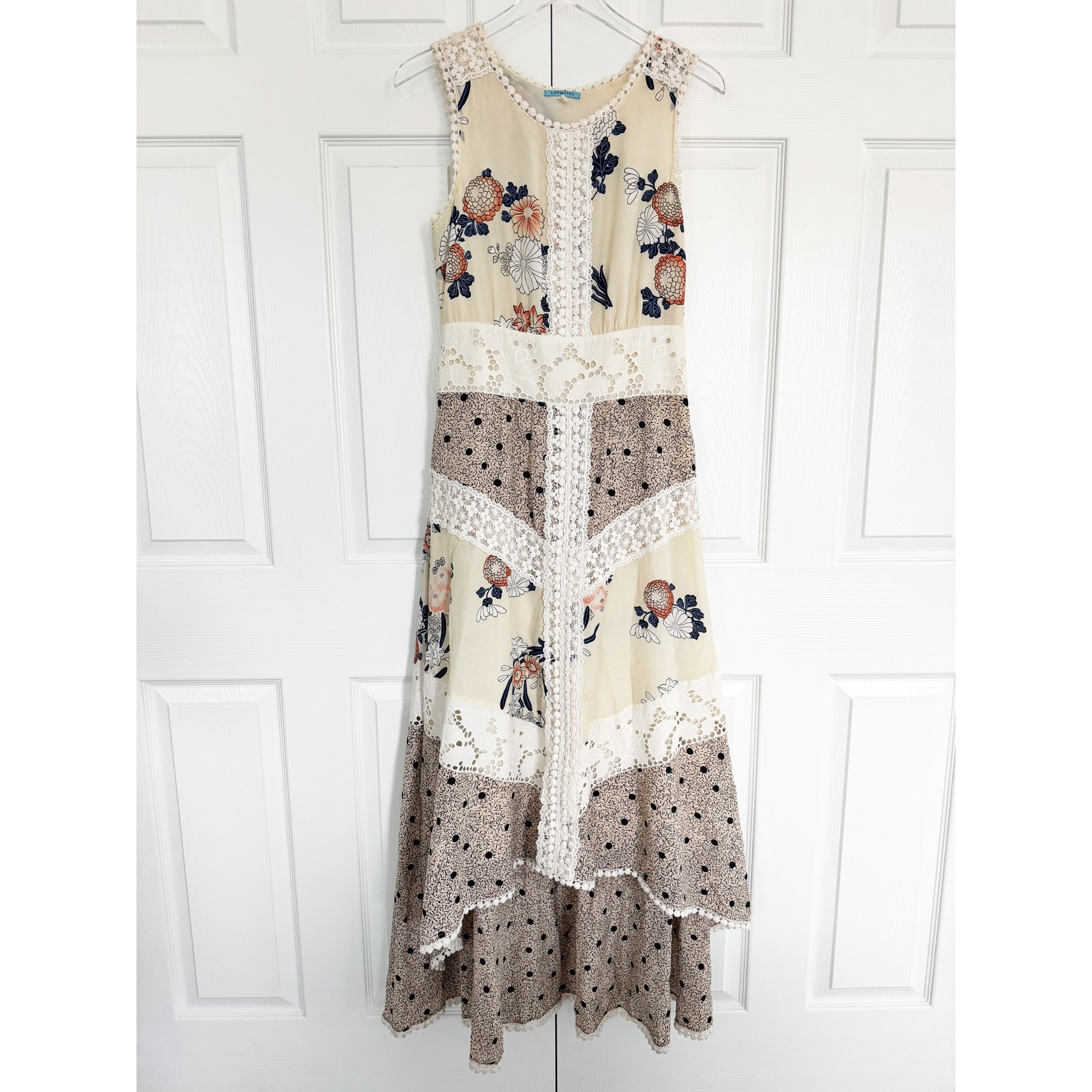 Leifnotes Anthropologie Field Biology Patchwork Floral Lace Maxi Dress Hi Low 4 | eBay Leifnotes Anthropologie Field Biology Patchwork Floral Lace Maxi Dress Hi Low 4 | eBay