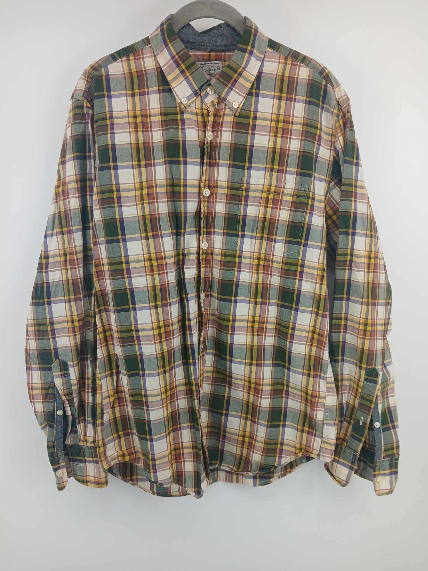 J.Crew Tailored Fit, multicolor plaid button down