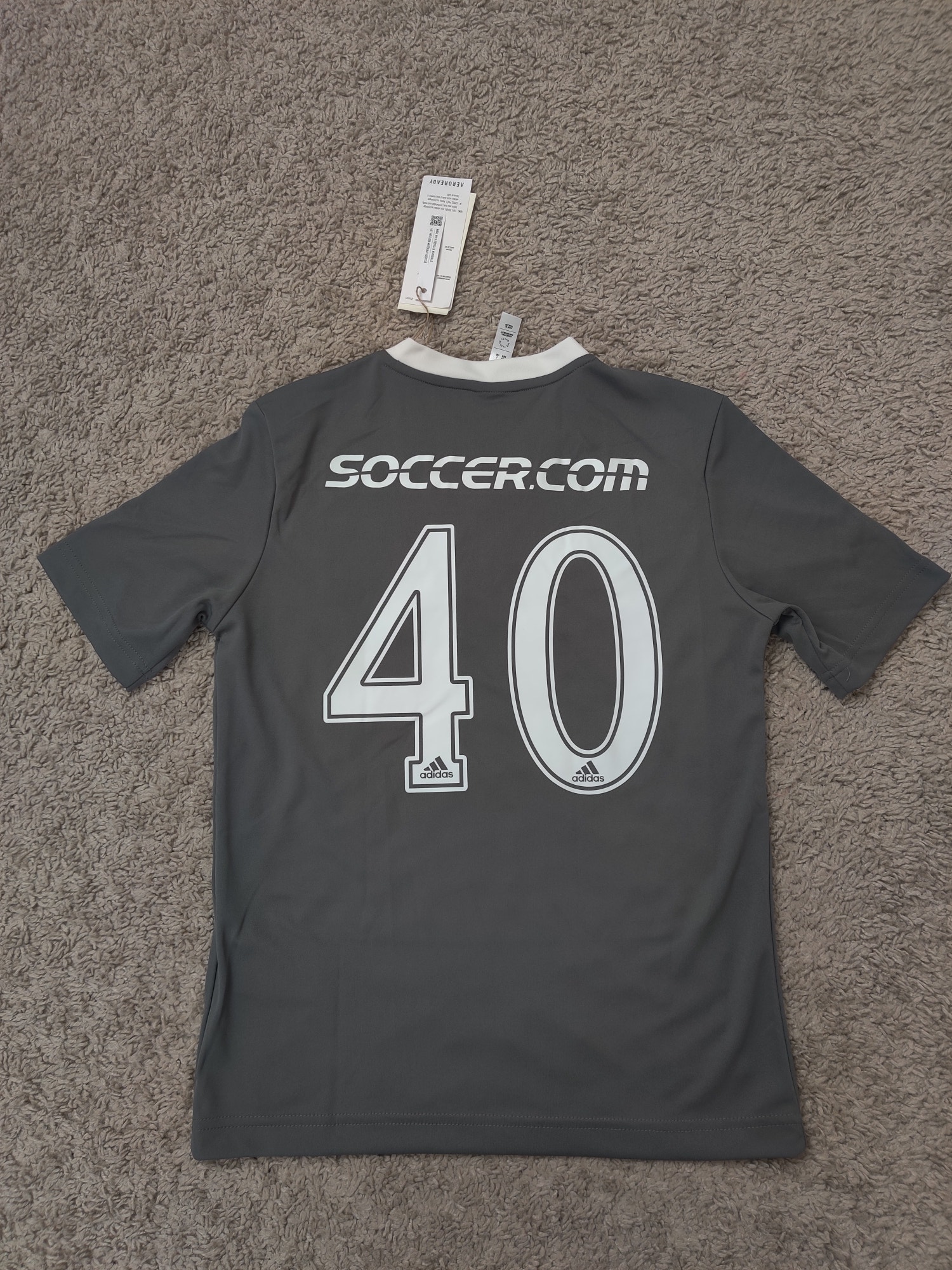 (V) NEW Adidas Youth Falcons Four Cornes FC #40 shirt soccer jersey sz M - Picture 7 of 9