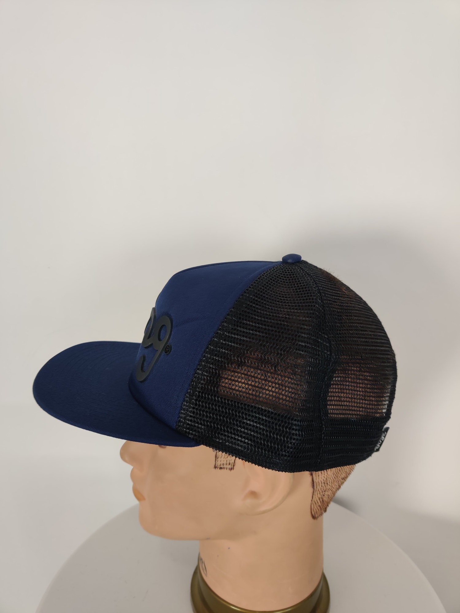 (V) ORIGINAL LRG Unisex hat hiking casual mesh back navy One size  - Picture 3 of 11