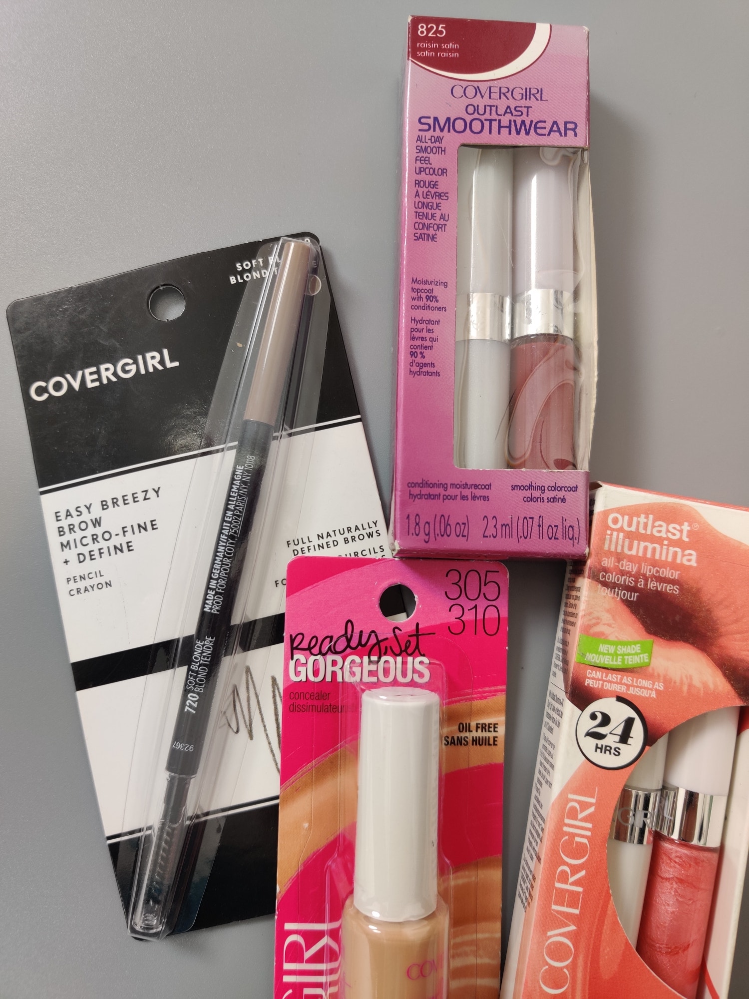 (V) New lot of 4 CoverGirl lipstick - 1 crayon eyeliner 1 concealer 224 - Picture 7 of 10