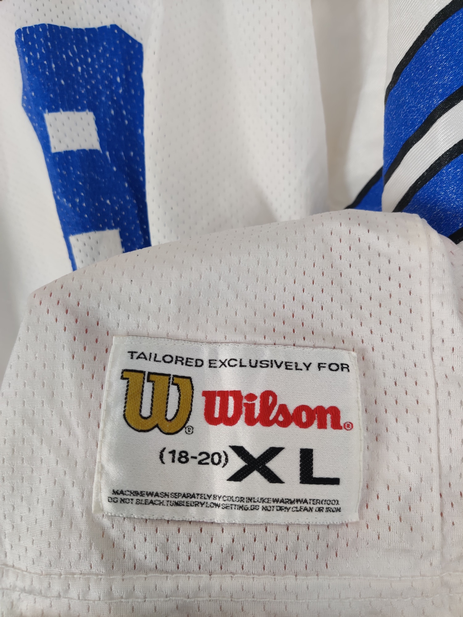 (V) Aikman #8 Vintage Wilson Youth Cowboys NFL Jersey Sz XL USA made  - Picture 5 of 10
