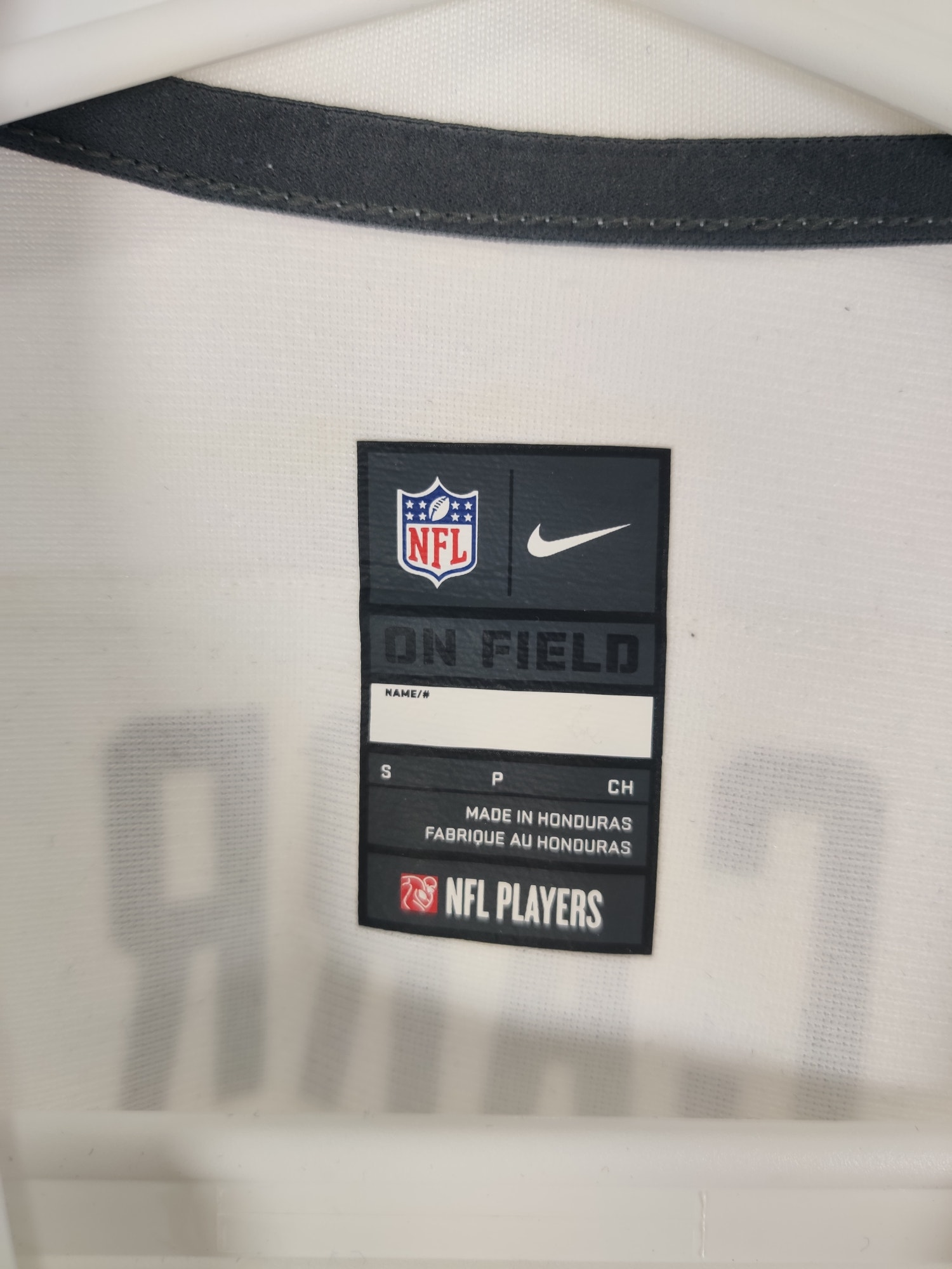 (V) Nike NFL on Field Women jersey Carr #4 white sport football sz S  - Picture 5 of 11