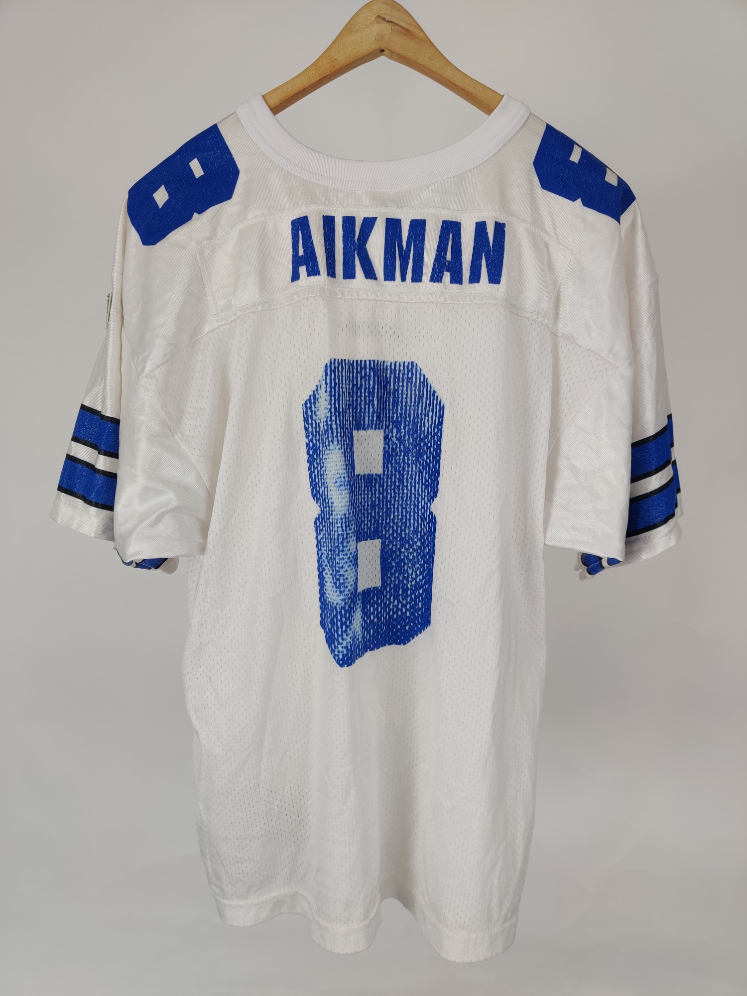 (V) Aikman #8 Vintage Wilson Youth Cowboys NFL Jersey Sz XL USA made  - Picture 1 of 10