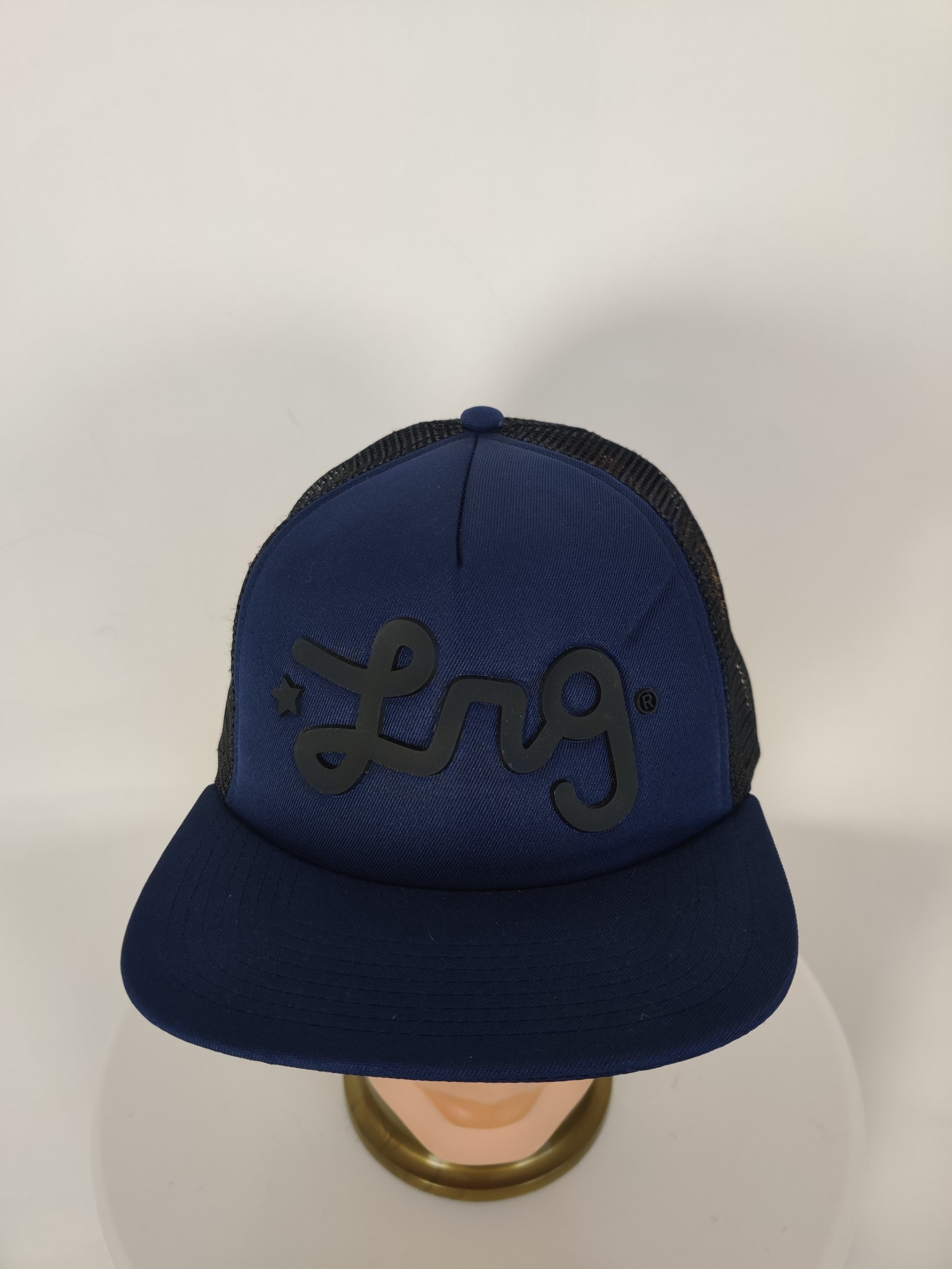 (V) ORIGINAL LRG Unisex hat hiking casual mesh back navy One size  - Picture 2 of 11