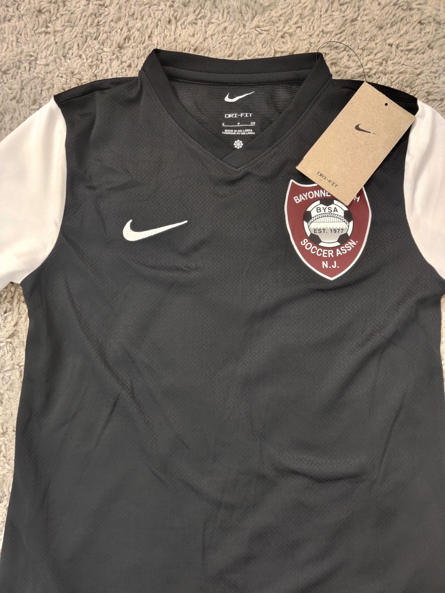 (V) NEW Nike Dri-Fit Kids shirt soccer jersey sport Seacoast United #5 sz M - Picture 4 of 9