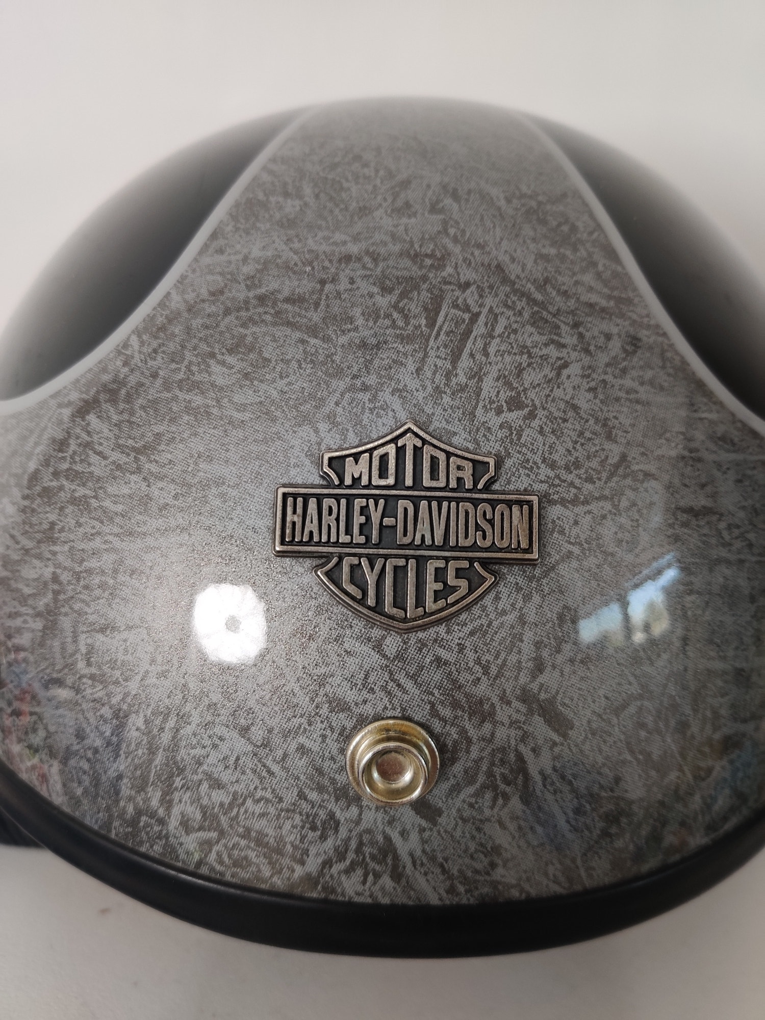(V) Harley Davidson helmet Dot Ricochet Half motorcycle sz XS Italy made - Picture 11 of 11