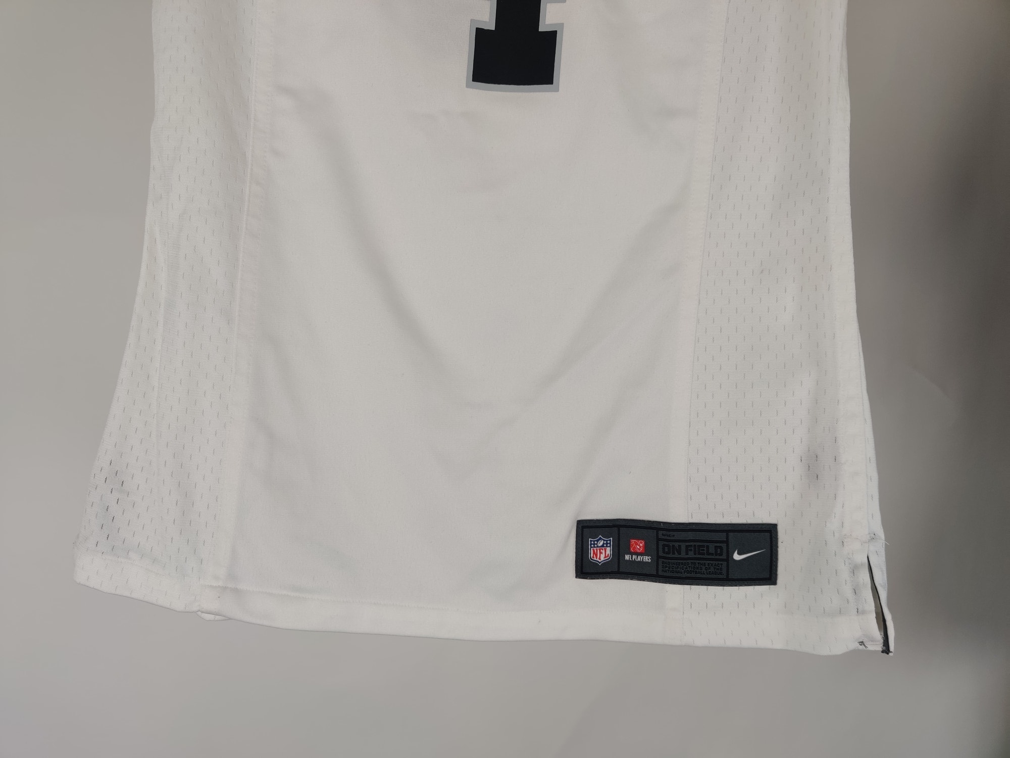 (V) Nike NFL on Field Women jersey Carr #4 white sport football sz S  - Picture 9 of 11