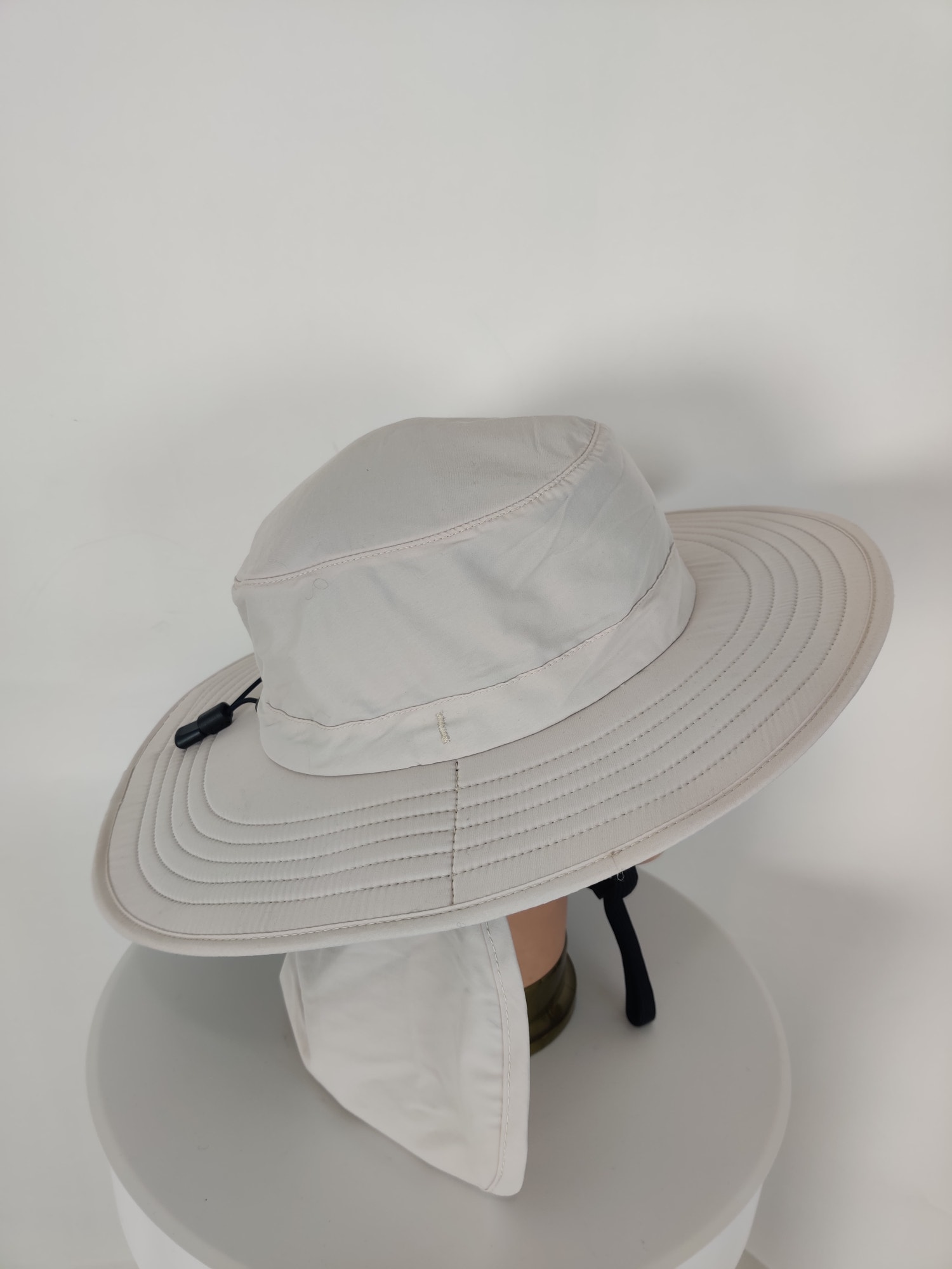 (V) L.L Bean Unisex hat beach hiking summer cream adjustable OS - Picture 8 of 12