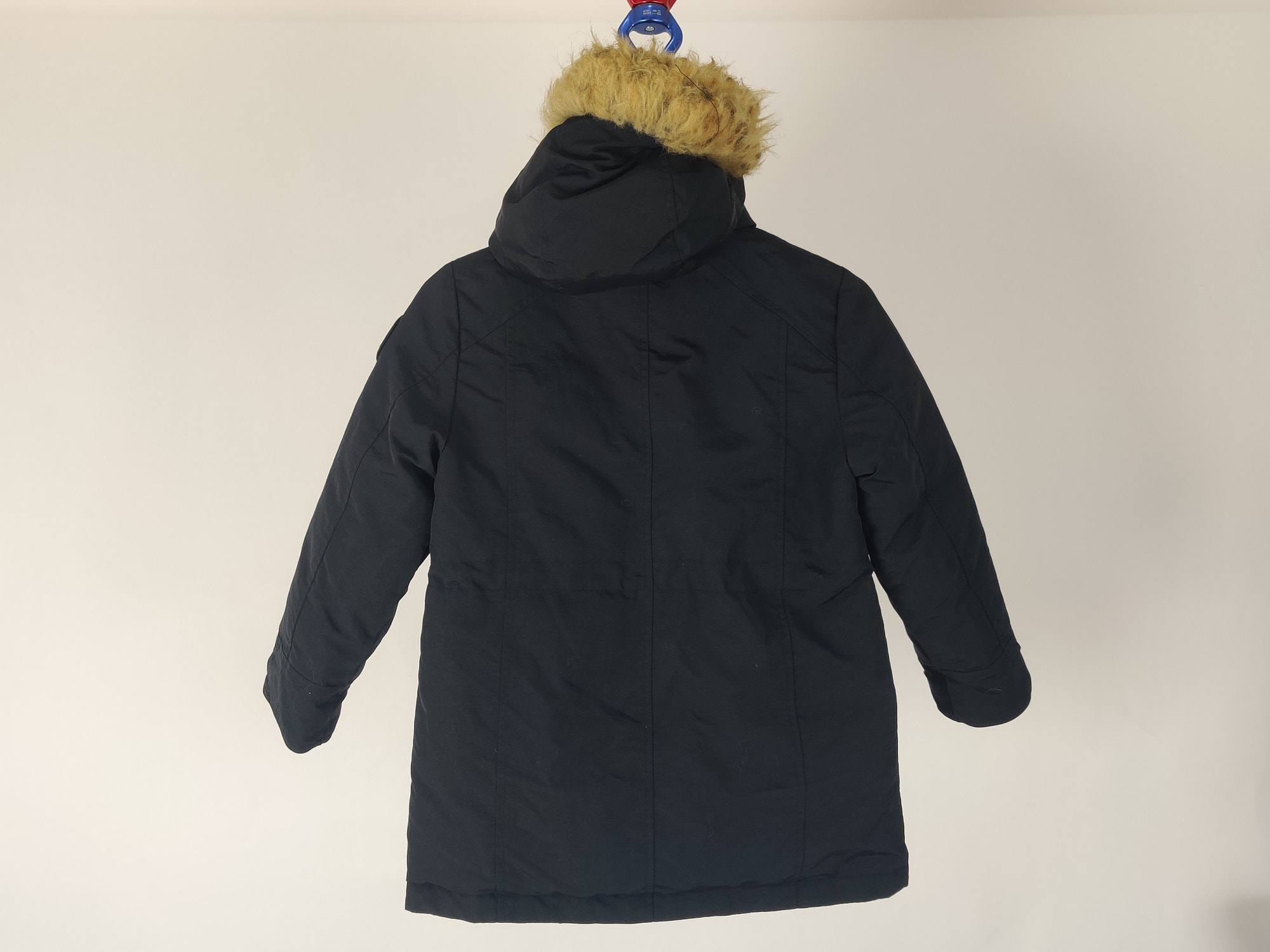 OROLAY KIDS DUCK DOWN HOOD GIRL'S BLACK POCKETS KID'S JACKET SIZE 6-7Y - Picture 6 of 12