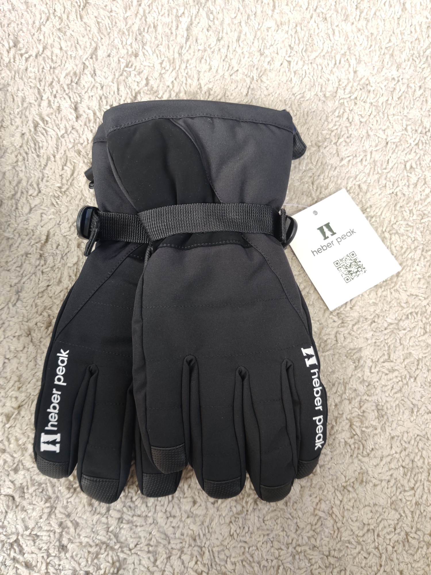 (V) Heber Peak Viggest 5 Finger Glove MEN'S SKI AND SNOW WATERPROOF MITTENS SZ 9 - Picture 2 of 10