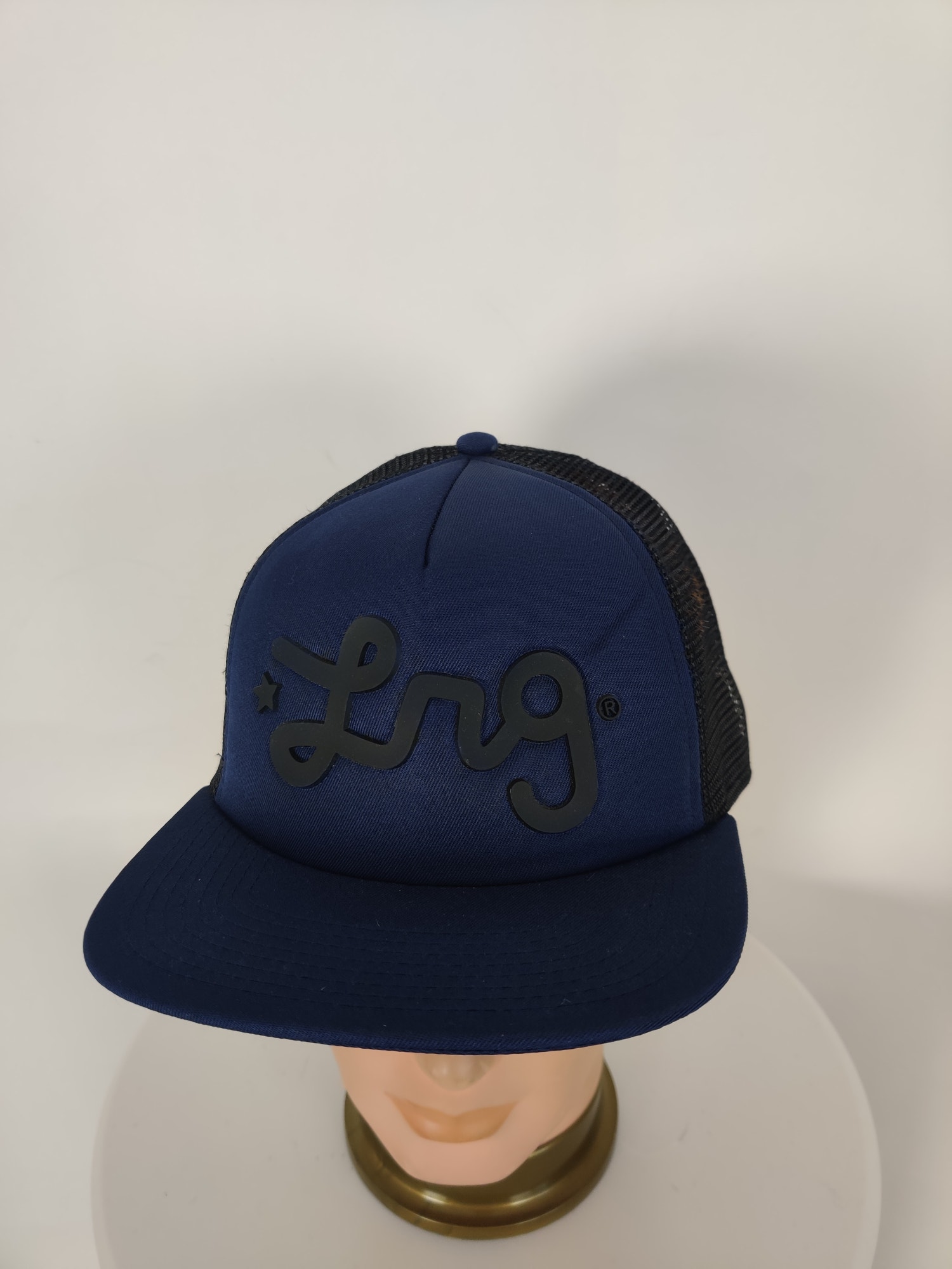 (V) ORIGINAL LRG Unisex hat hiking casual mesh back navy One size  - Picture 6 of 11