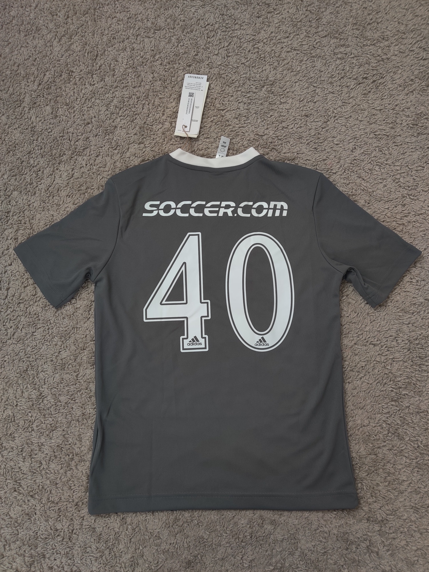 (V) NEW Adidas Youth Falcons Four Cornes FC #40 shirt soccer jersey sz M - Picture 8 of 9