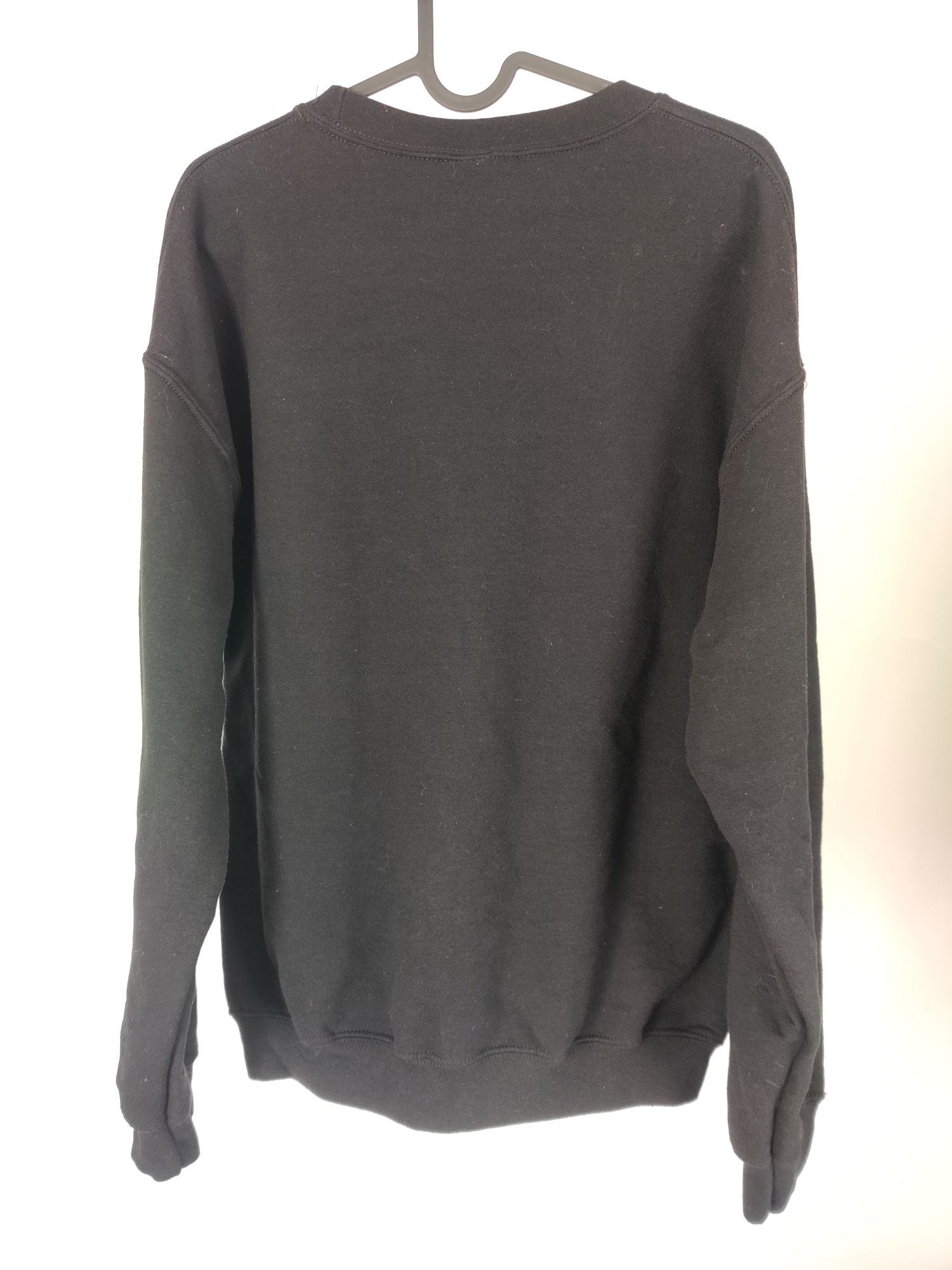 (V) VTG SUPER RARE I GOT LEGAL .. Gildan Men sweater black sz M  - Picture 6 of 8