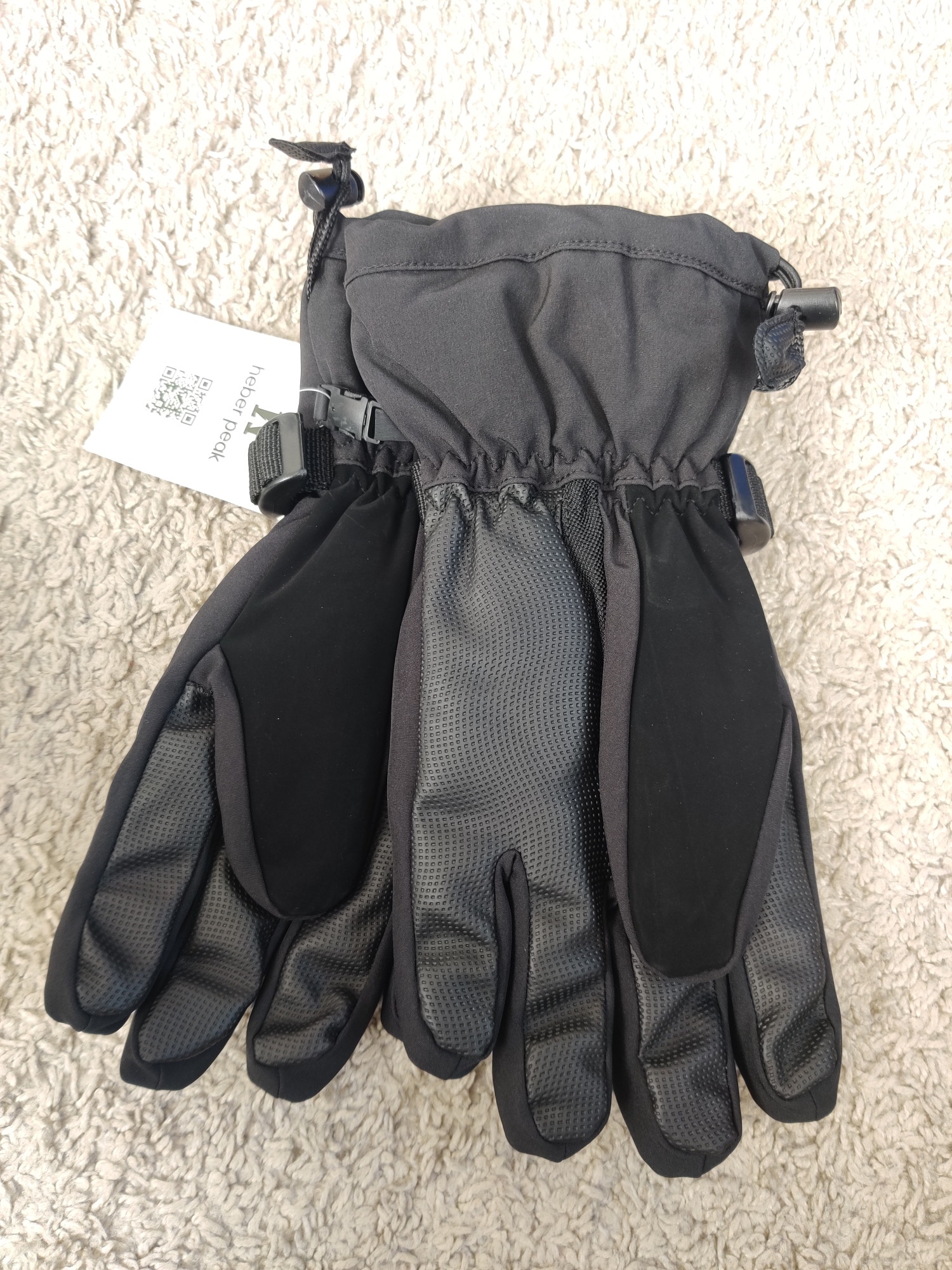 (V) Heber Peak Viggest 5 Finger Glove MEN'S SKI AND SNOW WATERPROOF MITTENS SZ 9 - Picture 5 of 10