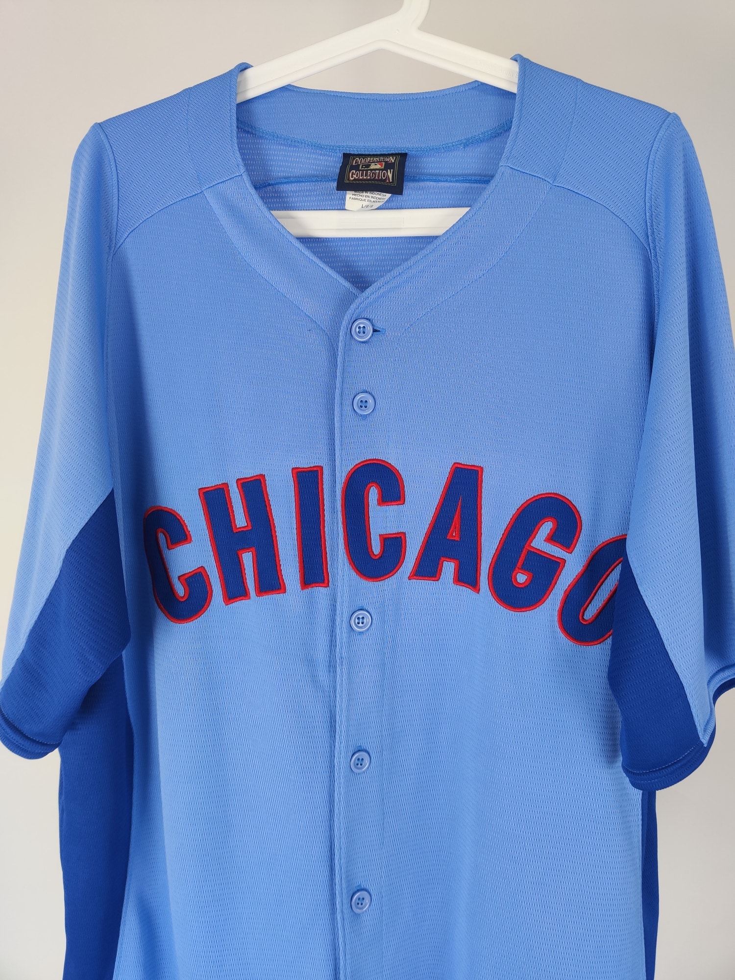 (V)  Chicago Cubs Men RARE EDITION Cooperstown COLLECTION MAJESTIC Jersey - Picture 4 of 11