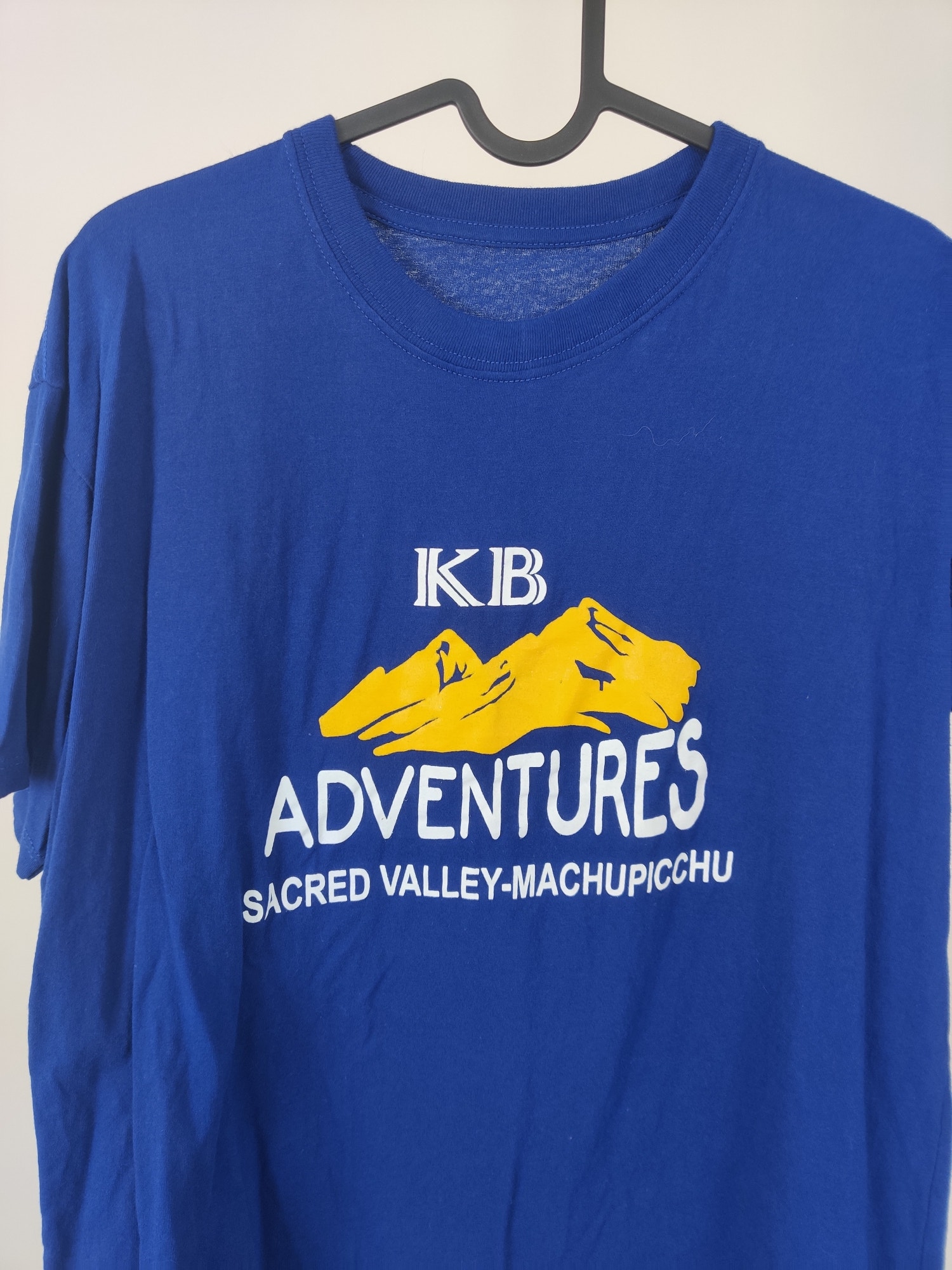 (V) VTG RARE KB Adventures Sacred Valley-Machupicchu Peru Men shirt SS sz S - Picture 4 of 7