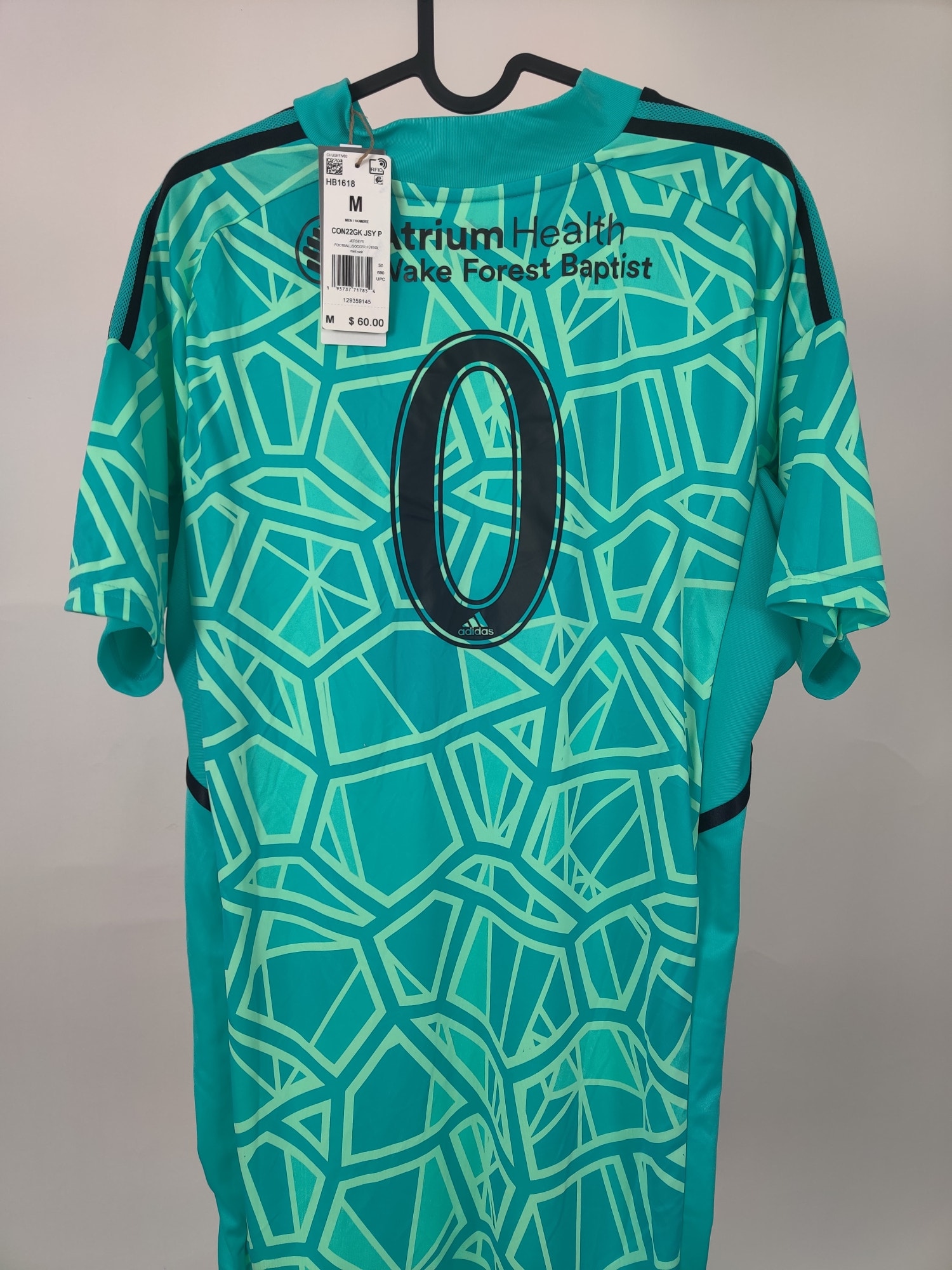 (V) NEW Adidas Aeroready Men North Carolina Fusion #0 shirt soccer jersey sz M - Picture 10 of 11