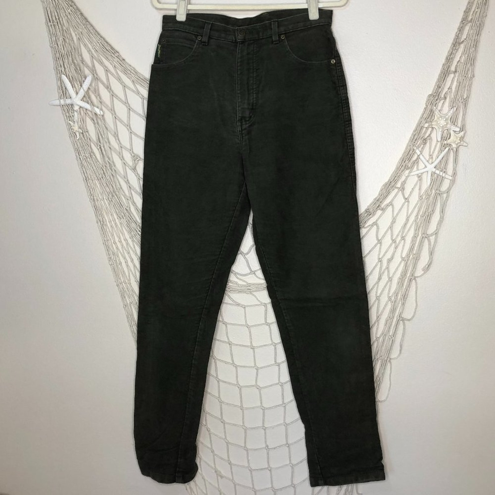 JAMES McKENZIE New Zealand Women's Moleskins Olive Green Jeans US/12 NZ/14 - Picture 1 of 11
