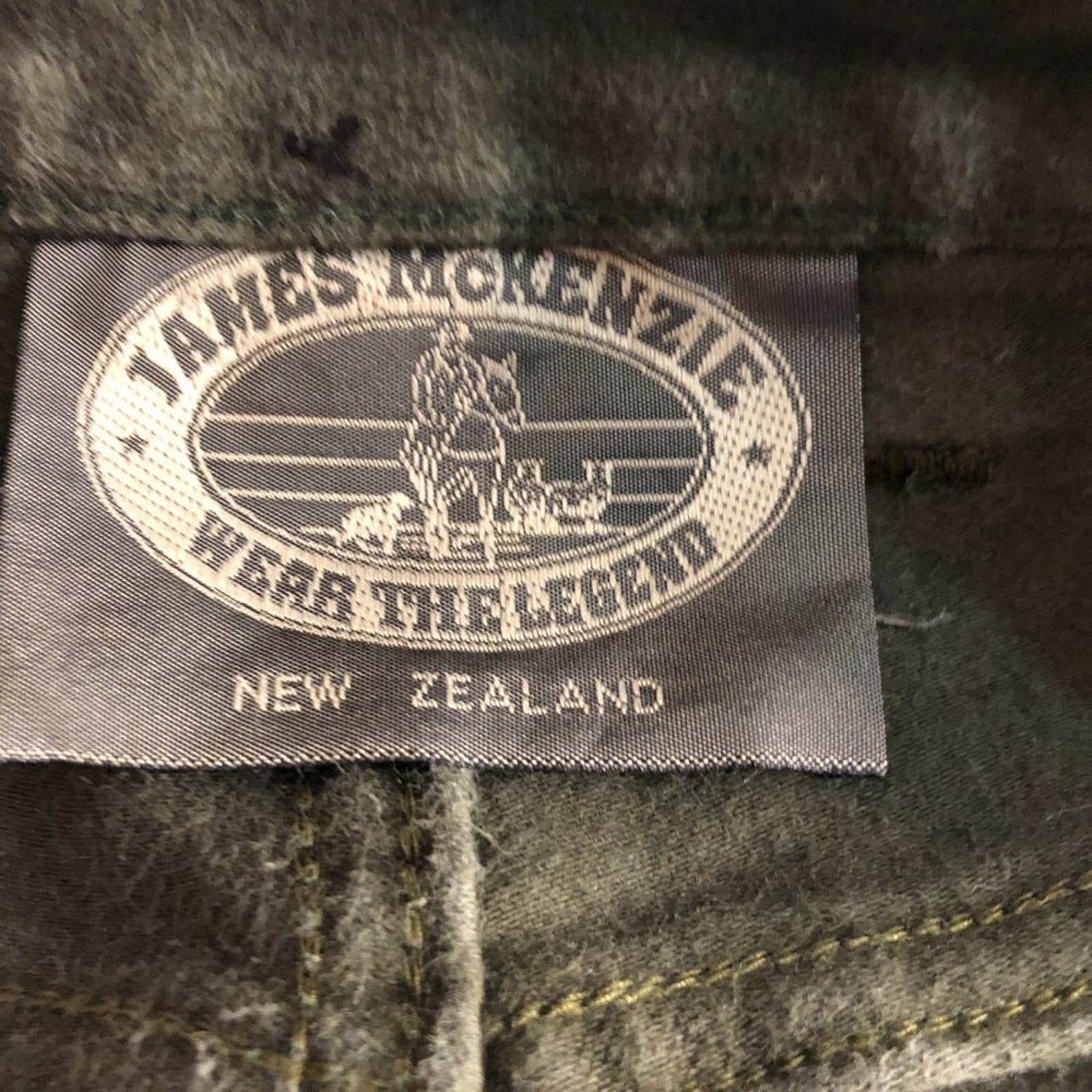 JAMES McKENZIE New Zealand Women's Moleskins Olive Green Jeans US/12 NZ/14 - Picture 7 of 11
