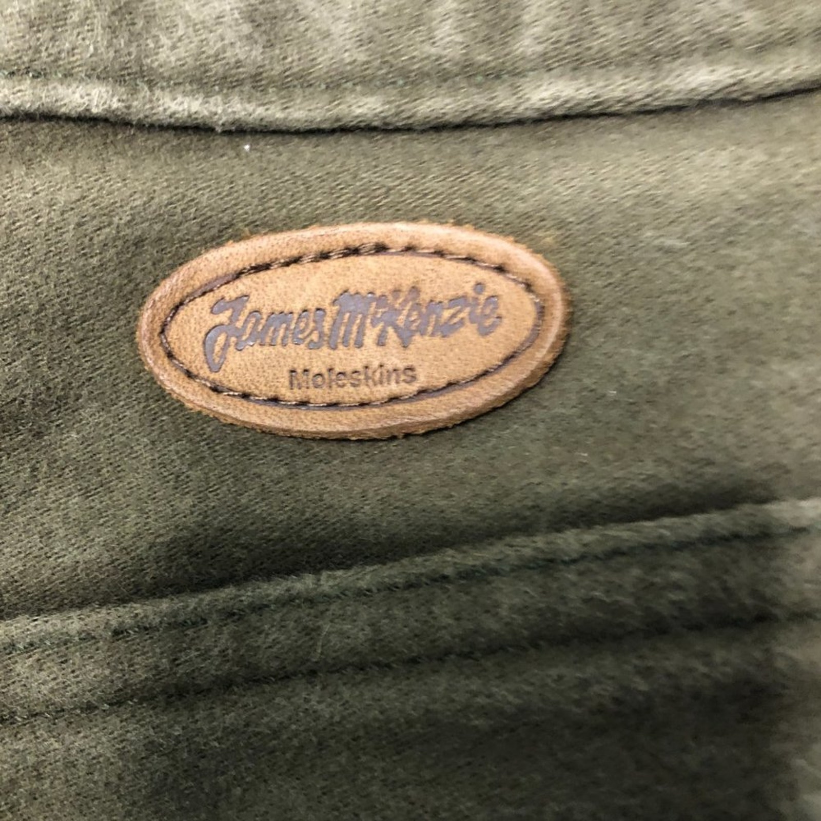 JAMES McKENZIE New Zealand Women's Moleskins Olive Green Jeans US/12 NZ/14 - Picture 4 of 11