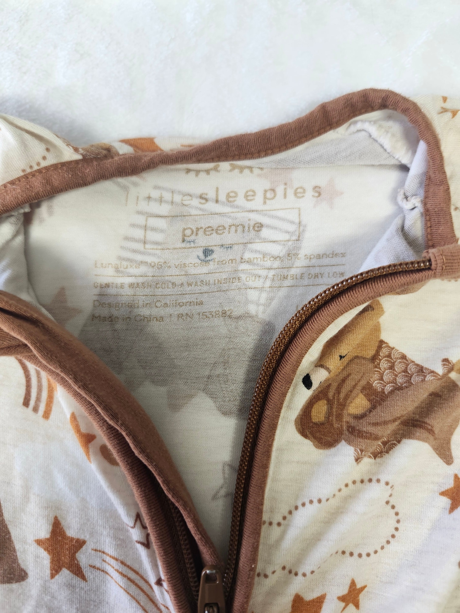 Little Sleepies Zippie/Romper eBay