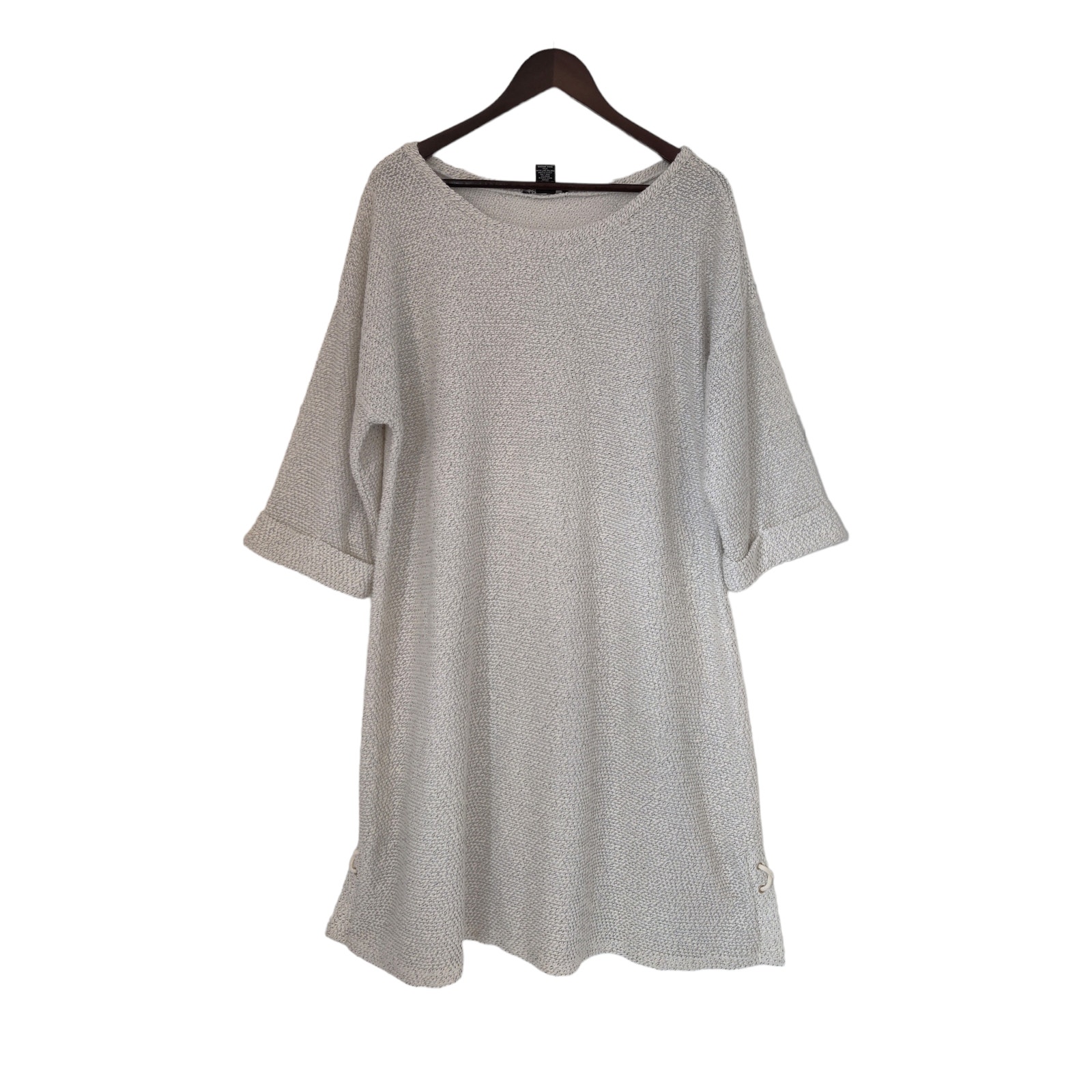 Robert Louis Tunic Knit Sweater Dress 3/4 Sleeve Ivory Knee Length Size XL | eBay Robert Louis Tunic Knit Sweater Dress 3/4 Sleeve Ivory Knee Length Size XL | eBay