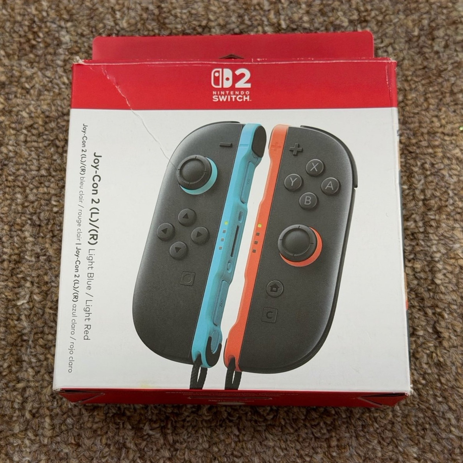 Nintendo Joy-Con 2 (L)/(R) Light Blue/Light Red | Tested