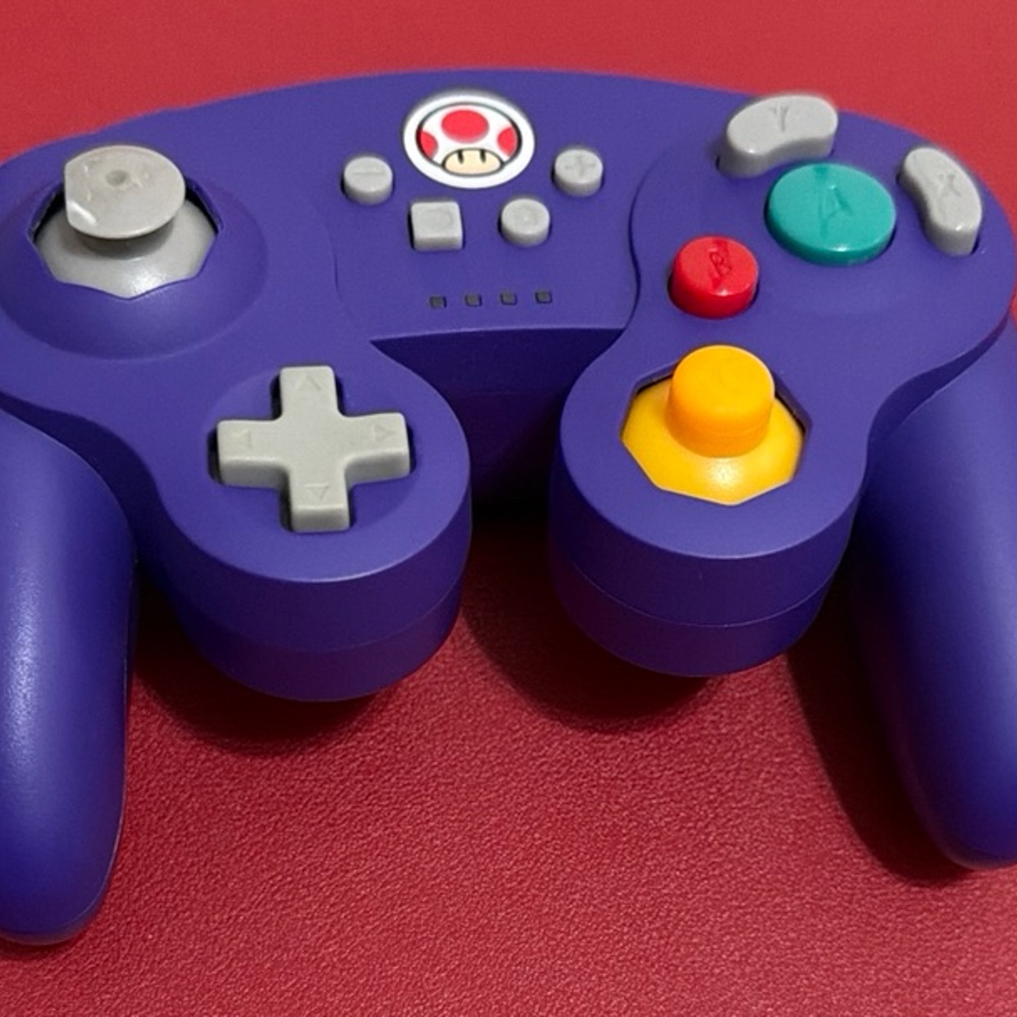 POWER A Wireless Purple Controller Gamecube “Toad” Style for Nintendo Switch