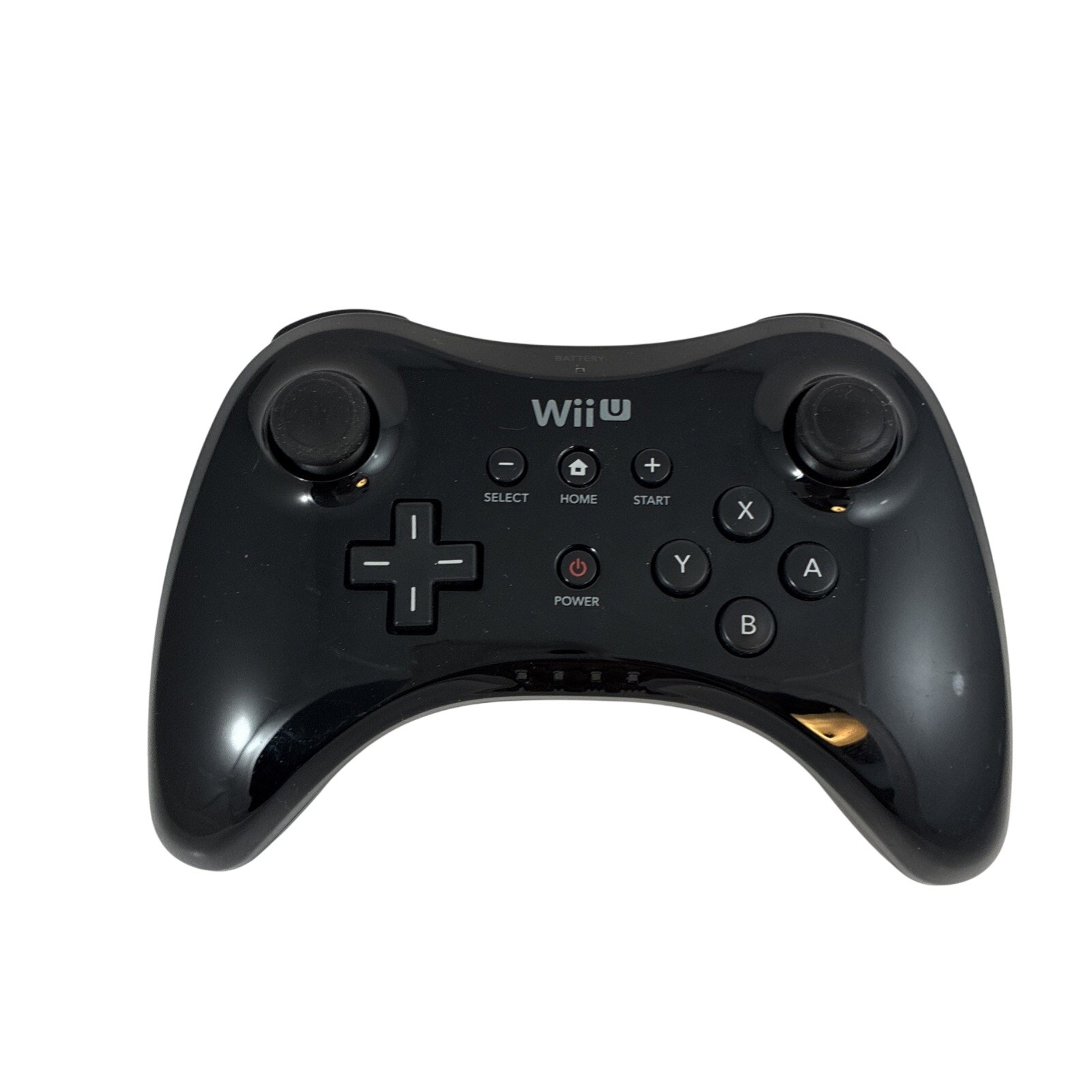 Black Pro Controller Nintendo Wii U w/ Charger OEM OFFICIAL GENUINE WUP-005