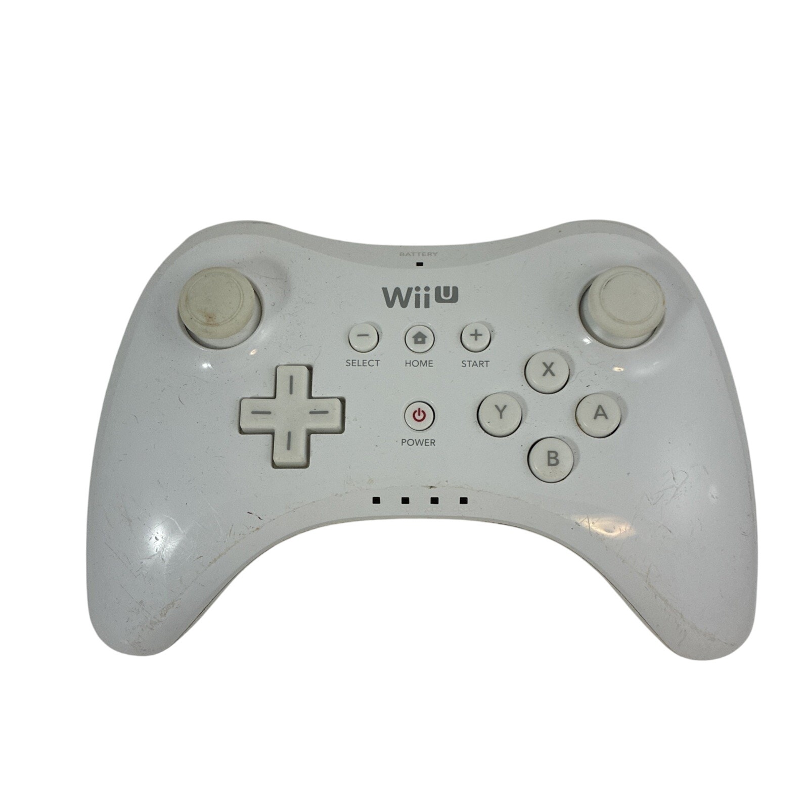 Official Nintendo Wii U Wireless Pro Controller White WUP-005 Genuine OEM Tested