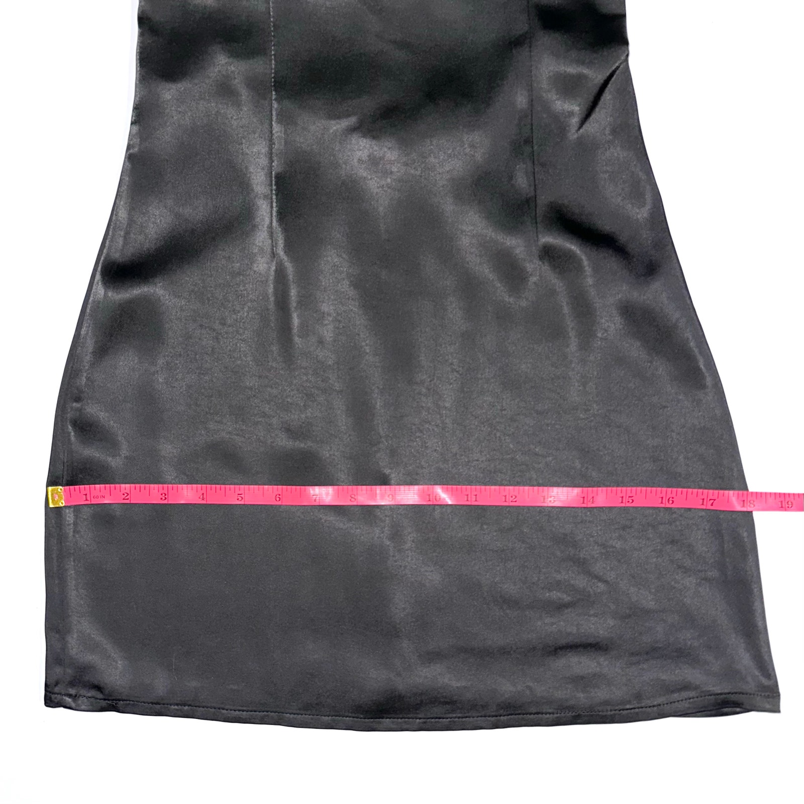 NWT Princess Polly Black Satin Cobie Mini Dress Size 2 - Picture 13 of 15