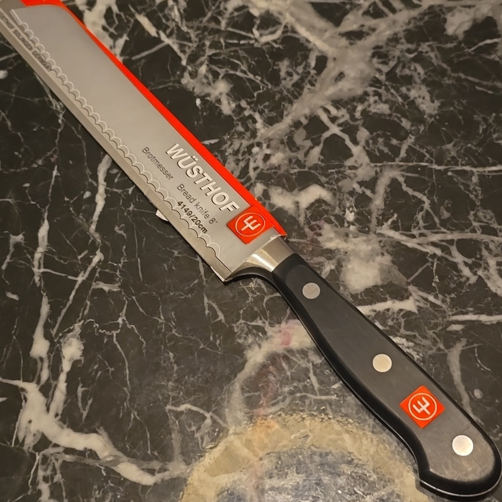❤️BUY 2 GET 1 FREE Wusthof Classic 8-Inch Bread Knife (4149), Retail $135.00 - Picture 1 of 5