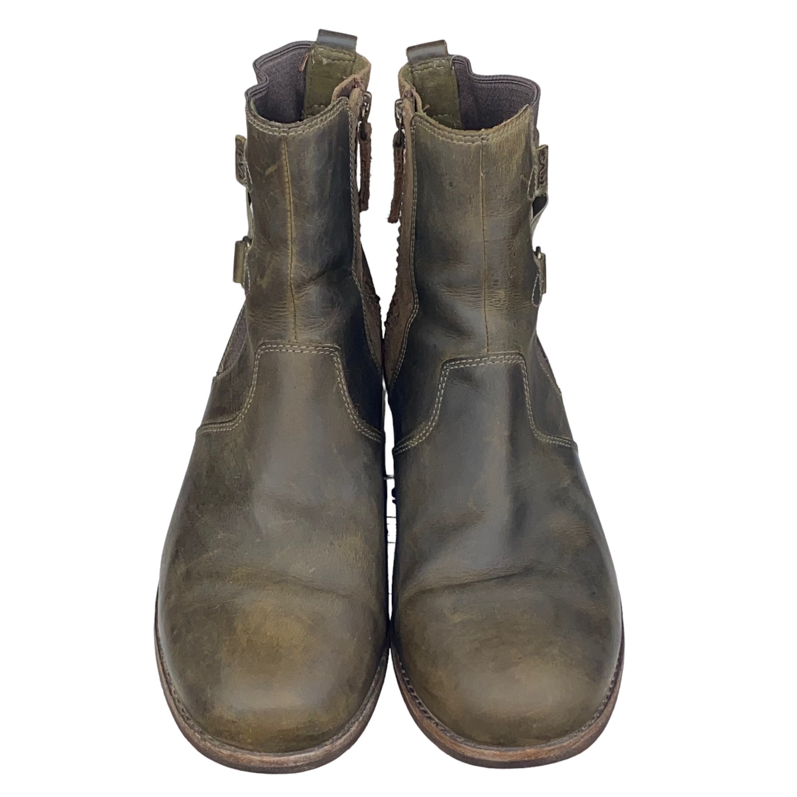 Teva Women's Ellery Olive Green Leather Ankle Boot Size US 10 | eBay