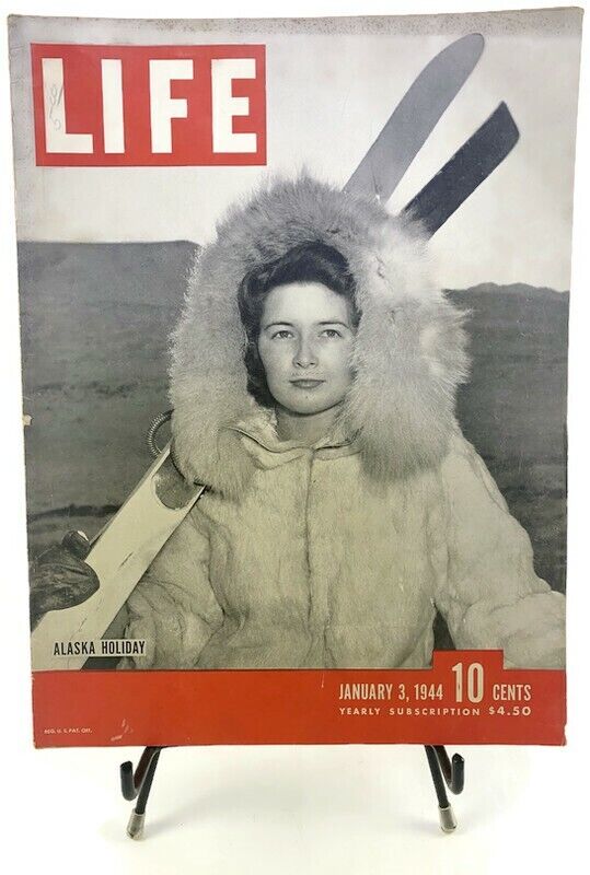 LIFE Magazine January 3 1944 Barbara Belle Brubaker Alaska Cover WWII