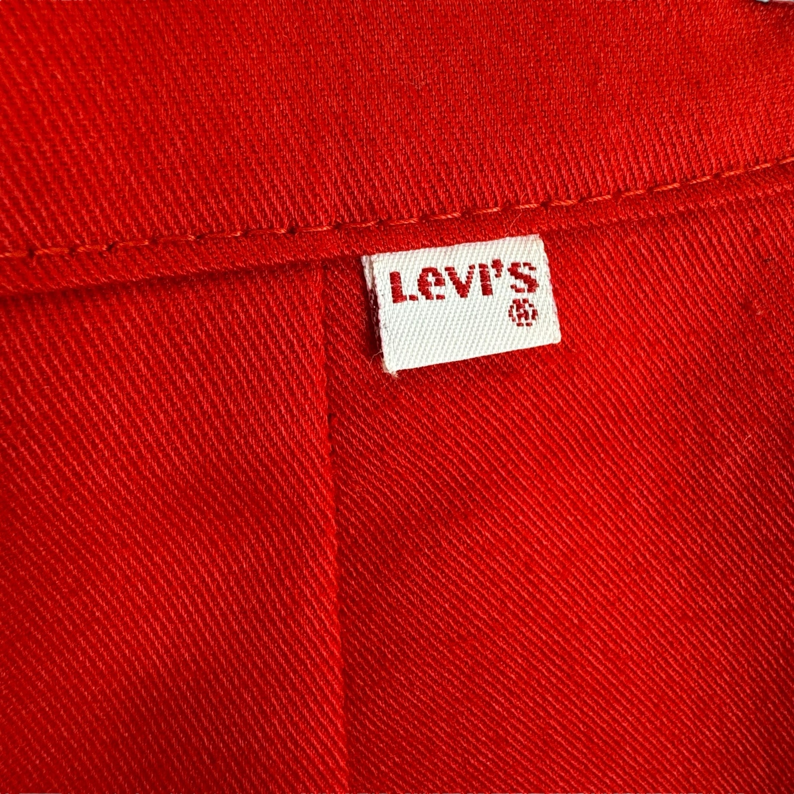 Levi Strauss & Co. Vintage 80s Red Straight Leg High Rise Dress Pants Size 12 - Picture 5 of 9