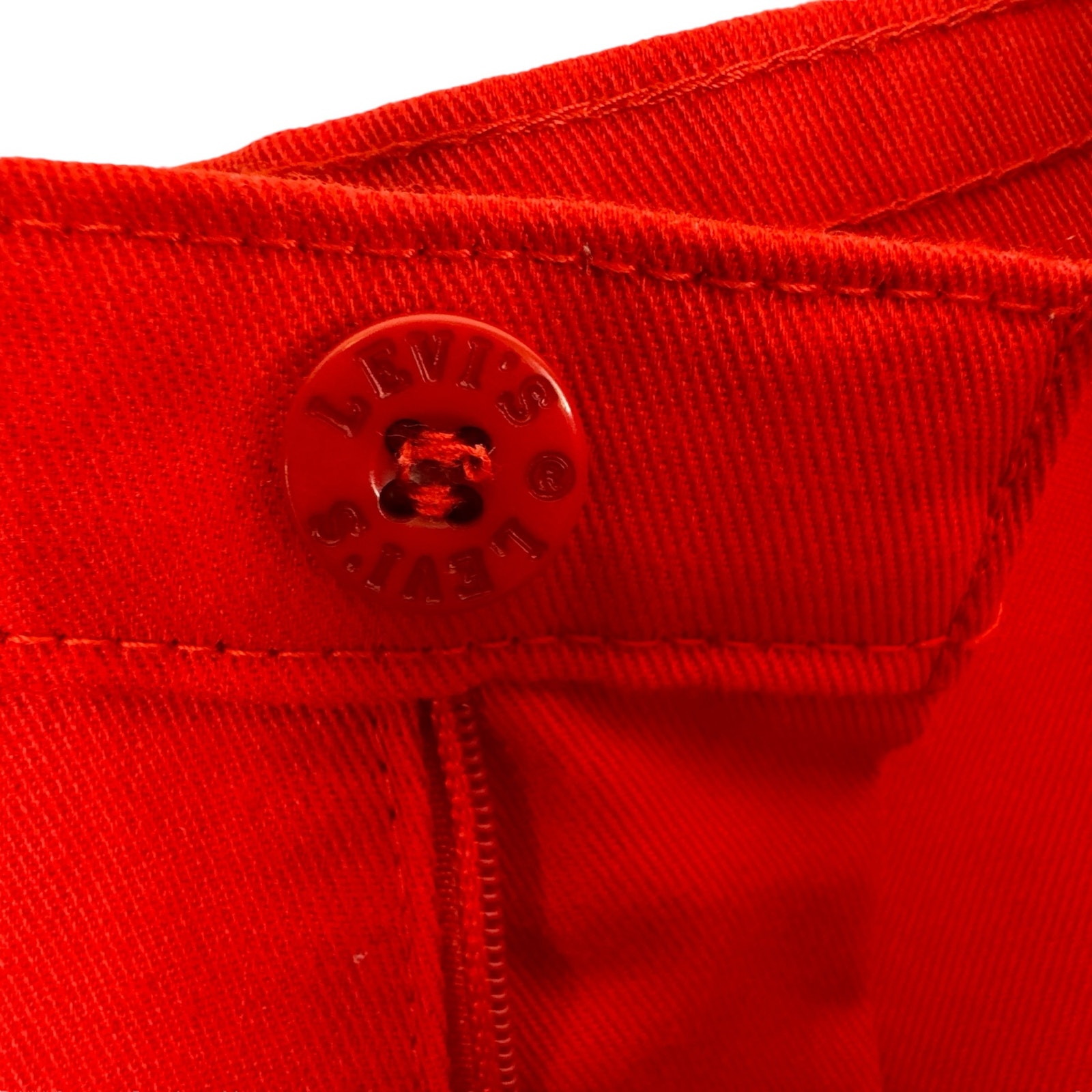 Levi Strauss & Co. Vintage 80s Red Straight Leg High Rise Dress Pants Size 12 - Picture 3 of 9