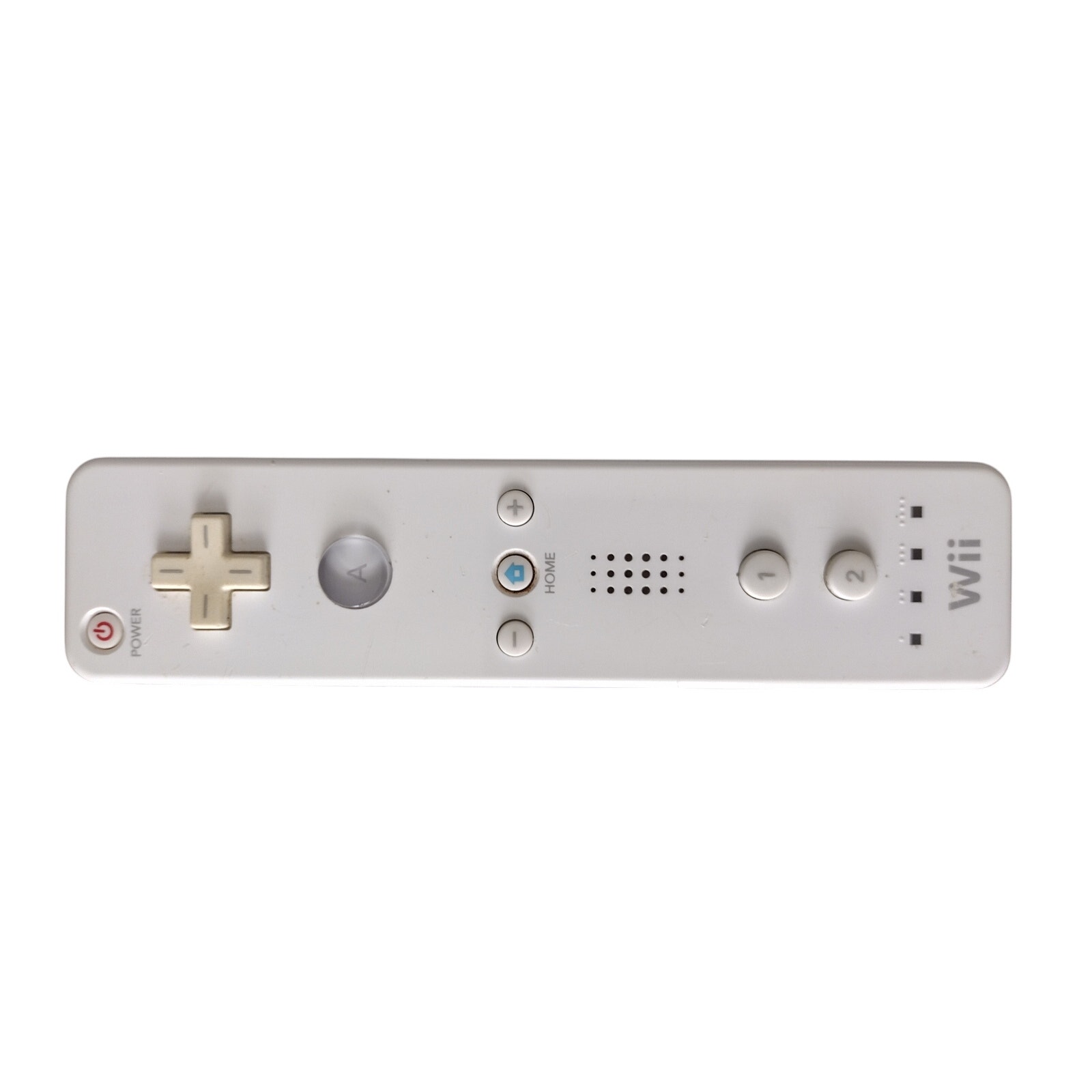 Official Nintendo Wii Remote Controller White RVL-003 TESTED - NO BATTERY DOOR