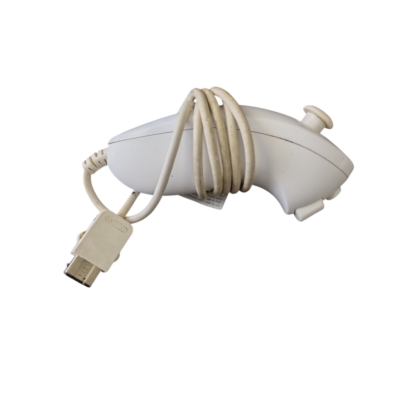 Official Nintendo Wii Nunchuk Controller - White - RVL-004 - TESTED WORKING