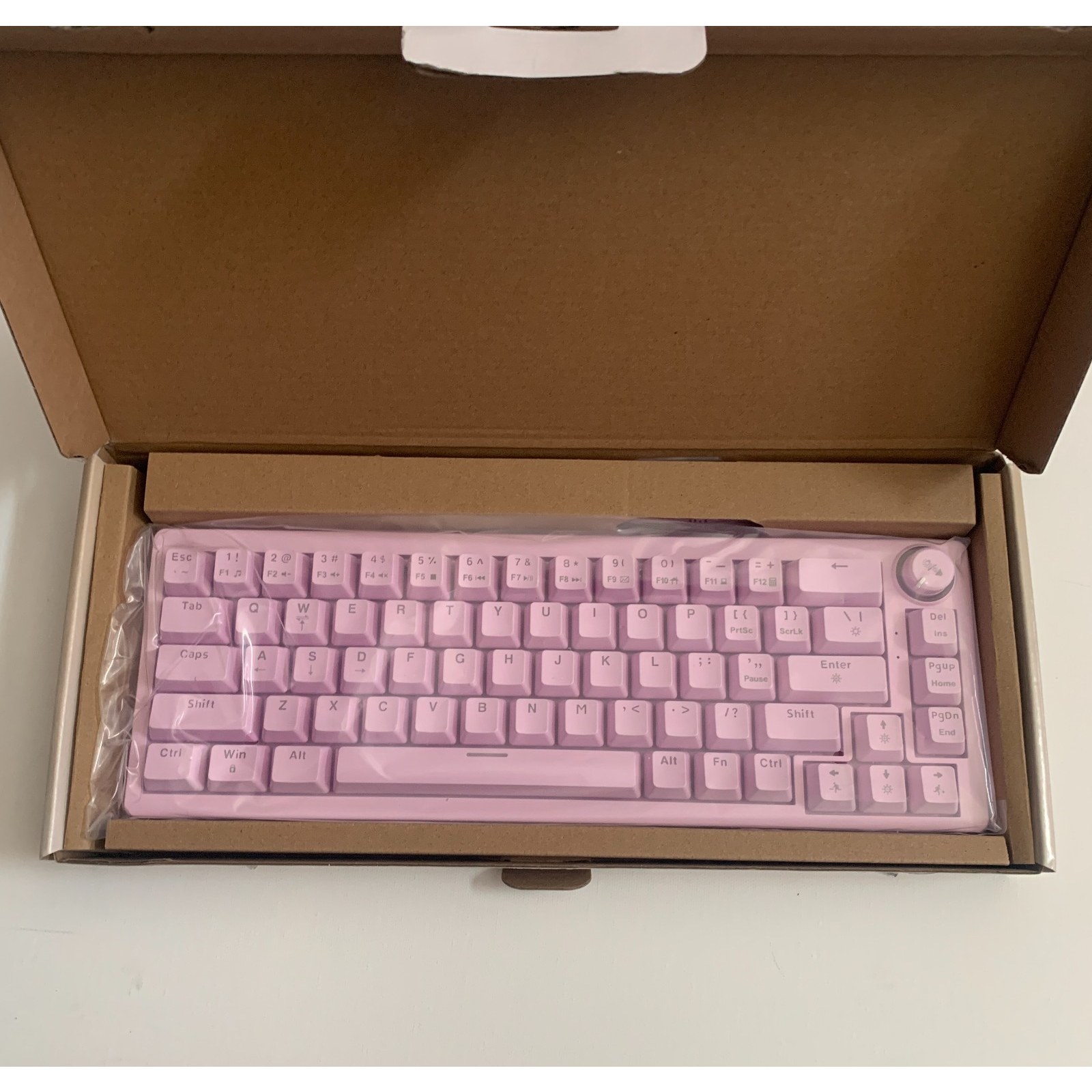 NORTH Compact Mechanical Keyboard 65% Wired Rainbow Lit Keyboard Open Box NEW