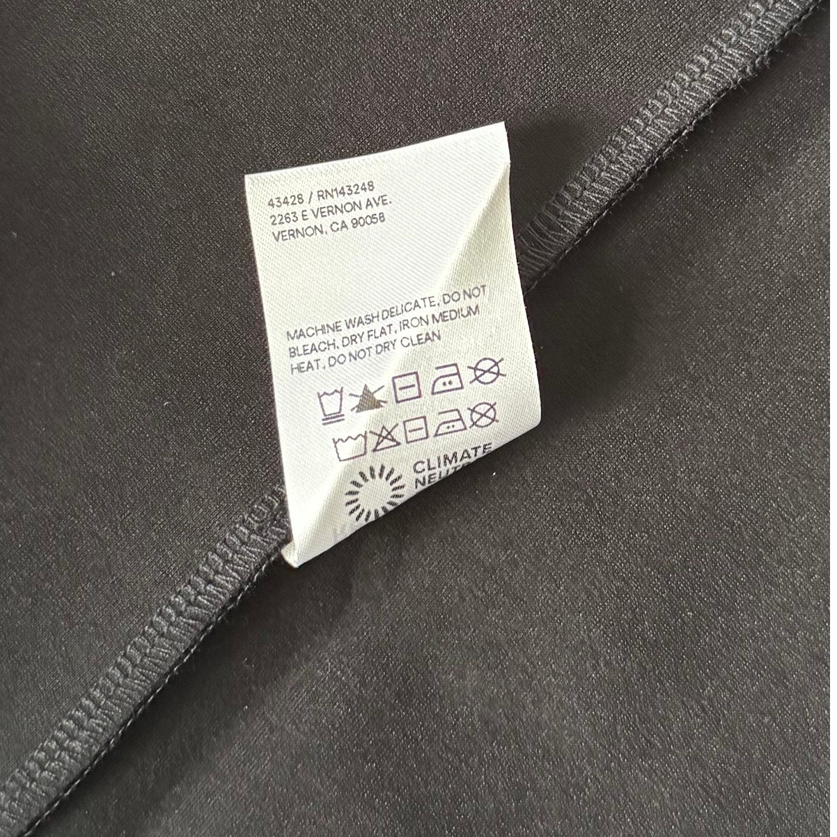 Nuevo Vestido Reformation Ozzlie Tejido en Negro Para Mujer Talla M - Imagen 5 de 7