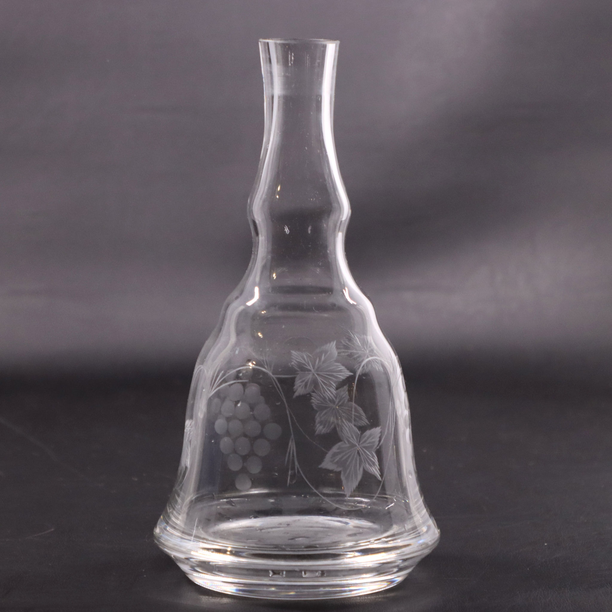 Krosno Grape Etched Crystal Carafe Decanter 5 Cordial Aperitif Glasses eBay
