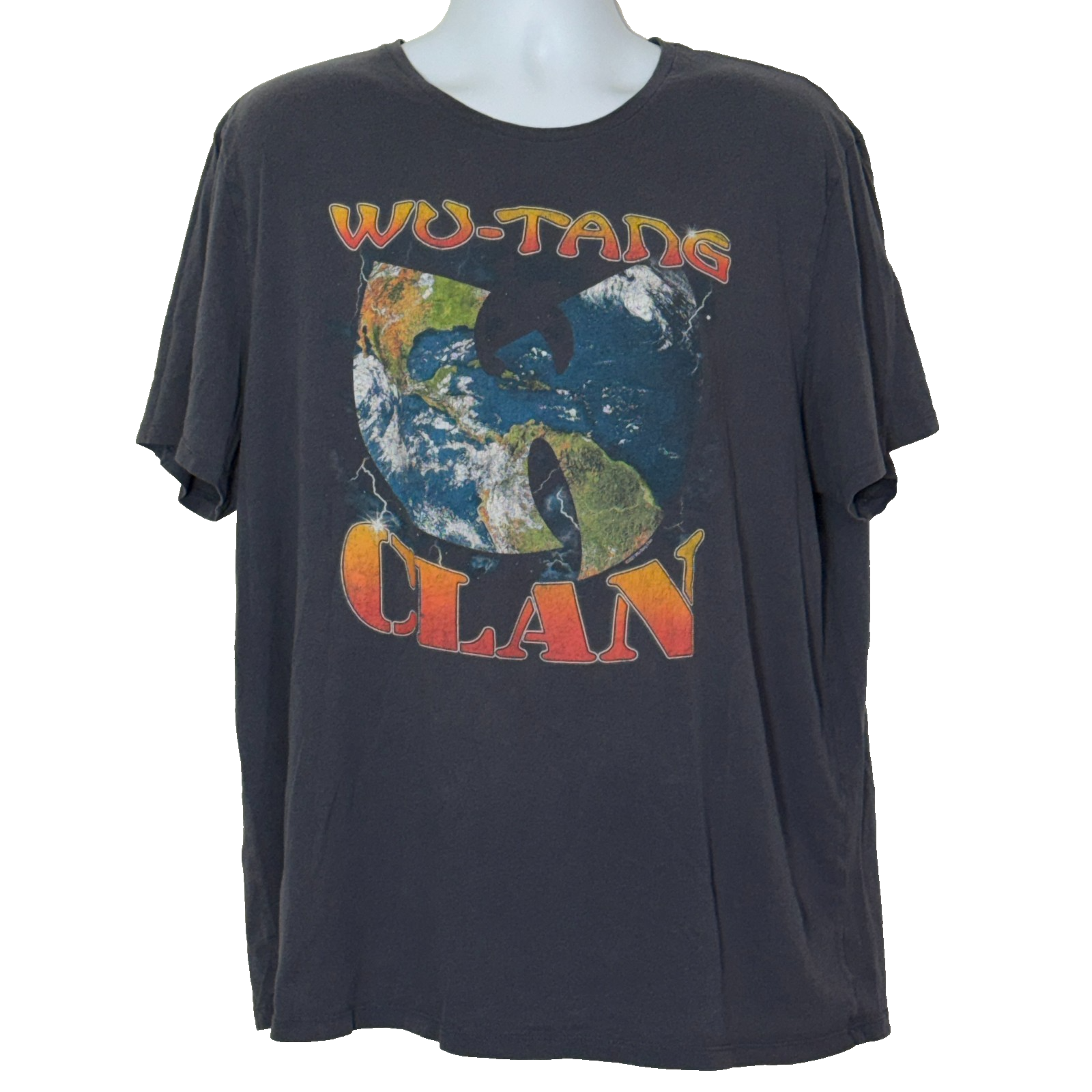 Old Navy T-Shirt Mens XXL Gray Wu Tang Clan Graphic Short Sleeve