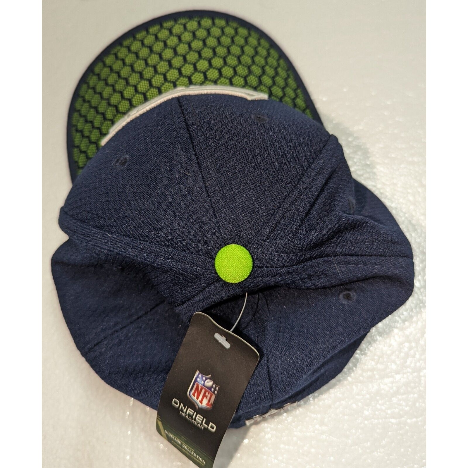Seattle Seahawks New Era Sideline Home Hat 39Thirty Herren Gr: S/M Blau - Bild 2 von 8
