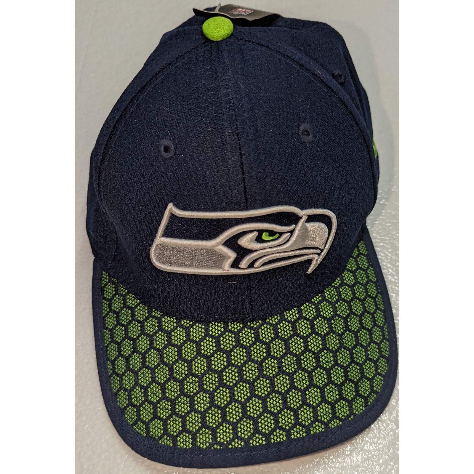 Seattle Seahawks New Era Sideline Home Hat 39Thirty Herren Gr: S/M Blau - Bild 1 von 8
