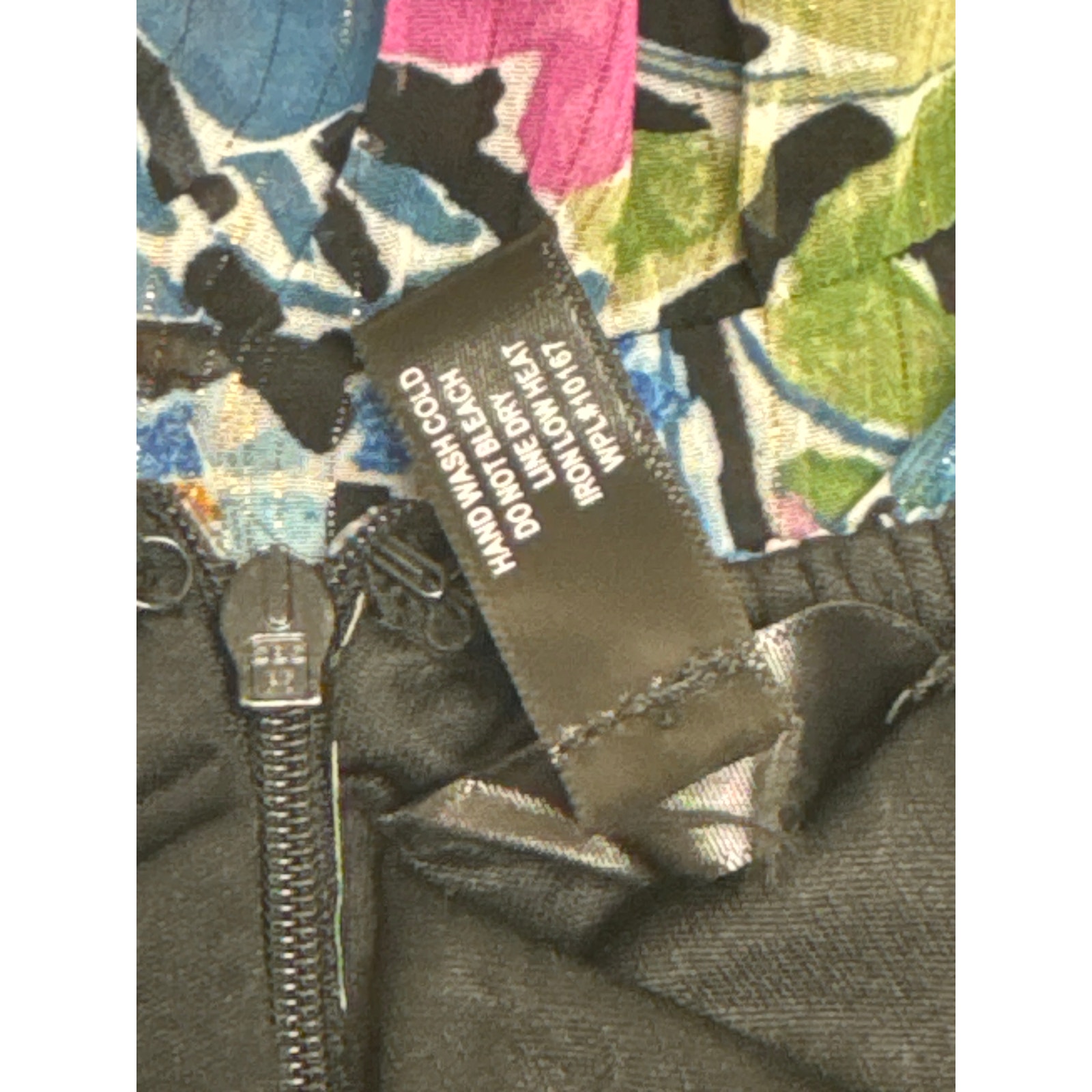 New Aqua Bloomingdales Chiffon Tiered Multi Color Floral Maxi Dress Women's XL - Picture 12 of 12