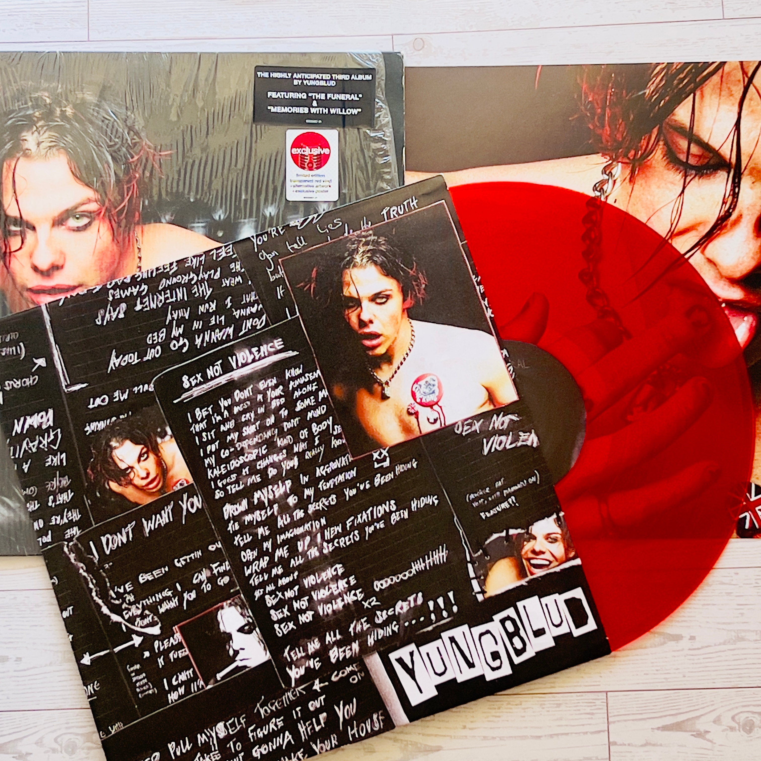 Yungblud Limited Edition Translucent Red Colored Vinyl LP – *Open Box