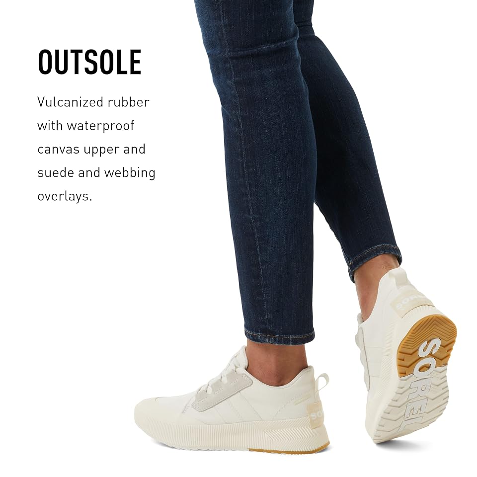 NW-Defect SOREL Women's Out N About III Low Sneakers Sea Salt/Chalk Size 7 detailed image 12